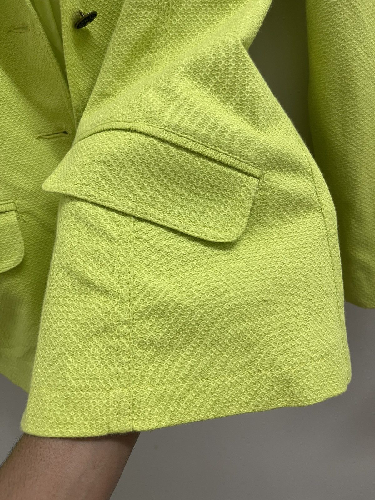 Moschino Moschino Light Green Buttons Blazer Size XS / US 0-2 / IT 36-38 - 18 Thumbnail