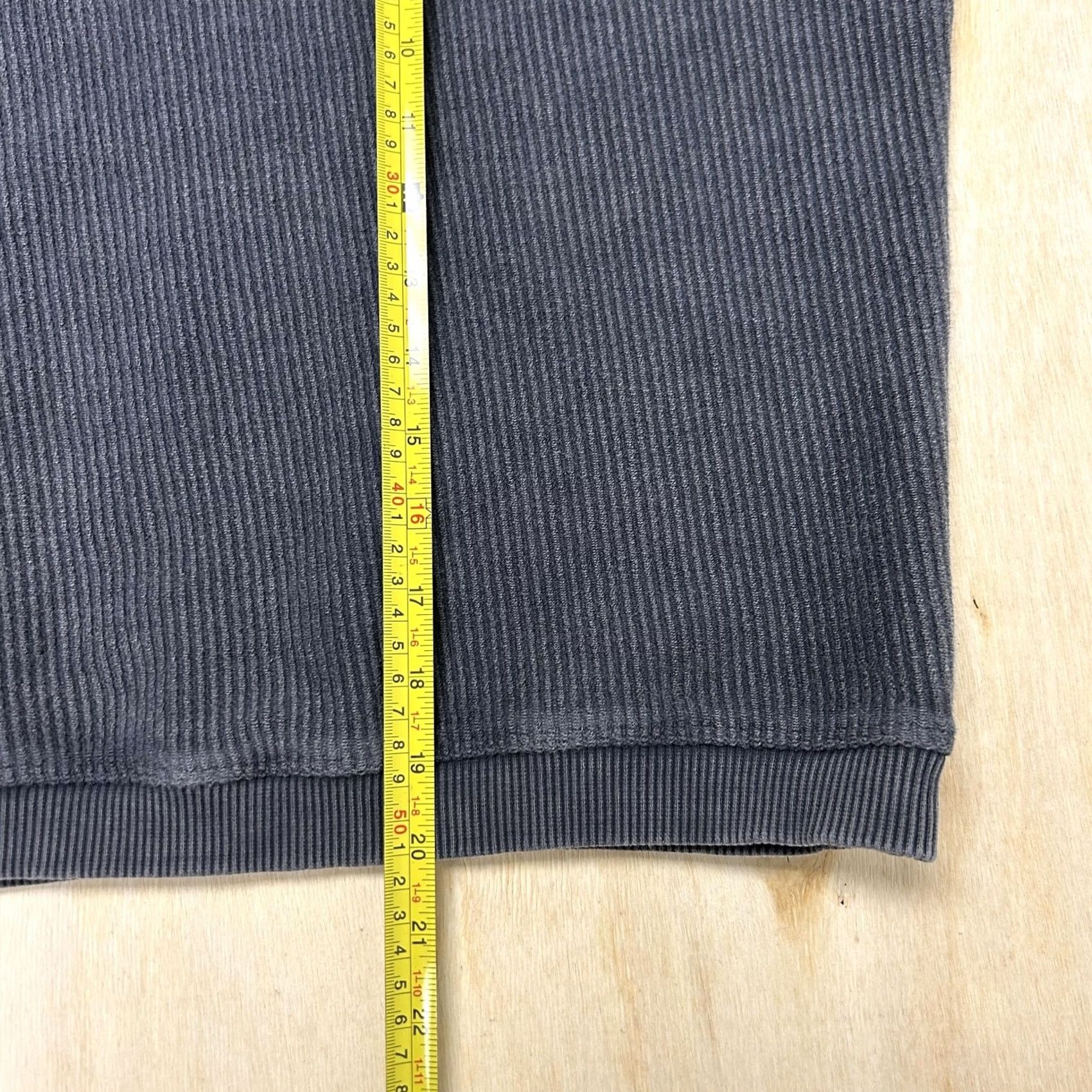 Vintage Aerie Hoodie Womens Small Gray Ribbed Knit V Neck Pullover Sweatshirt Top Shirt Womens S Gray Ribbed Knit V-Neck Hoodie Pullover Size S / US 4 / IT 40 - 5 Thumbnail