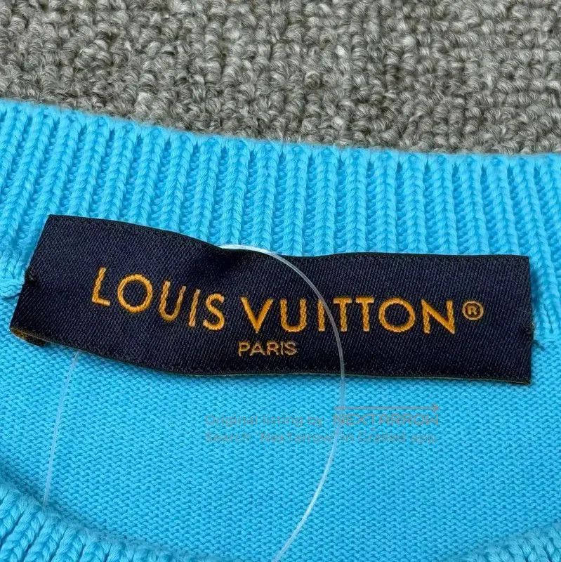 Louis Vuitton Louis Vuitton Blue Cotton Women’s T. Size M / US 6-8 / IT 42-44 - 4 Thumbnail