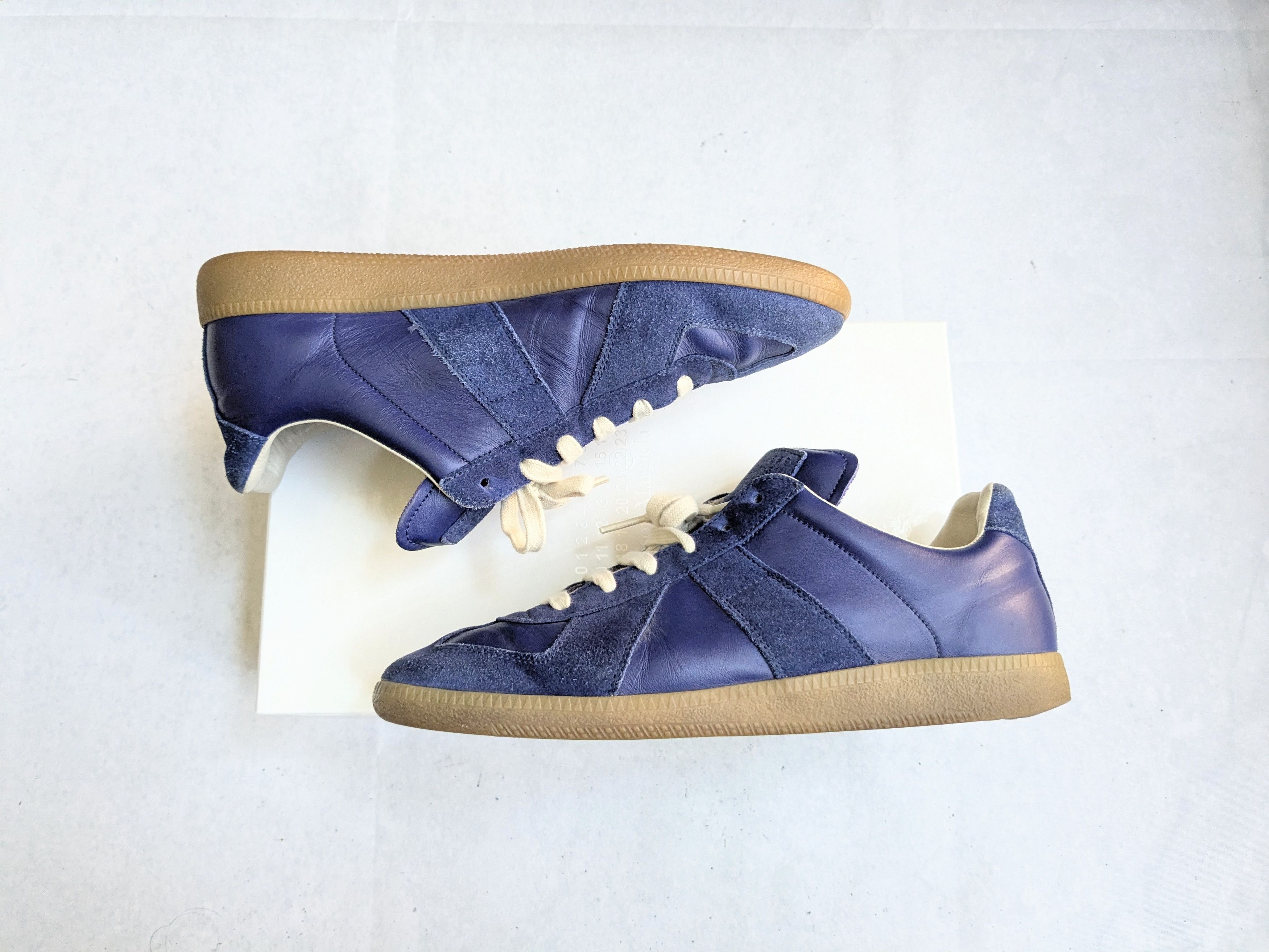 Maison Margiela Maison Margiela GAT Replica Blue 8 41 Gum Low Tops Size US 8 / EU 41 - 4 Thumbnail