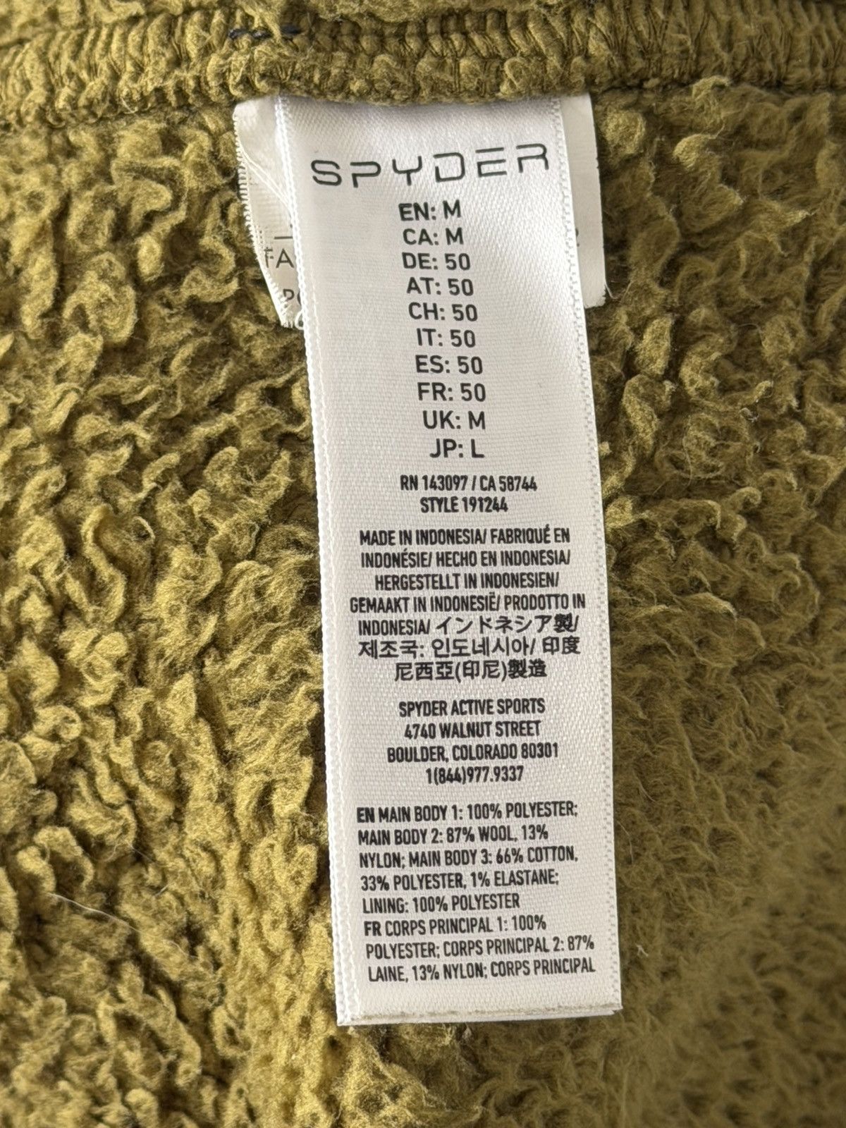 Spyder Spyder ski pullover fleece Size US M / EU 48-50 / 2 - 6 Thumbnail