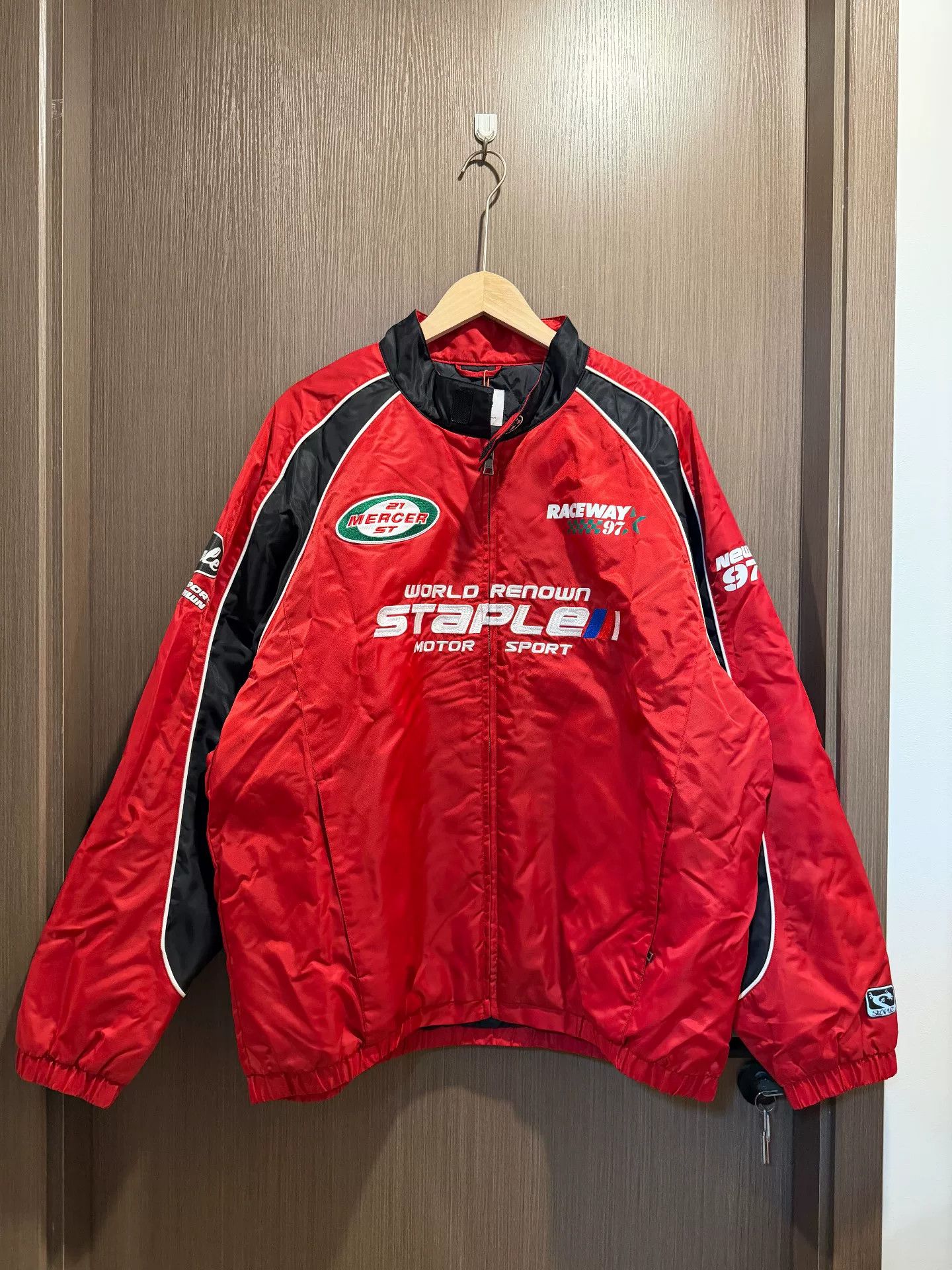 Staple STAPLE Men's Fall Racing Nylon Jacket Size US XL / EU 56 / 4 - 1 Thumbnail