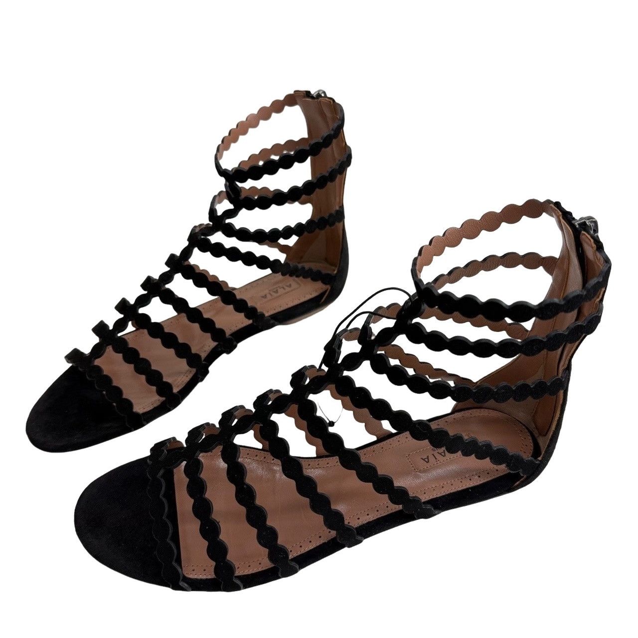 Alaia Alaïa Strappy Flat Sandals Size 36 Size US 6 / IT 36 - 1 Thumbnail
