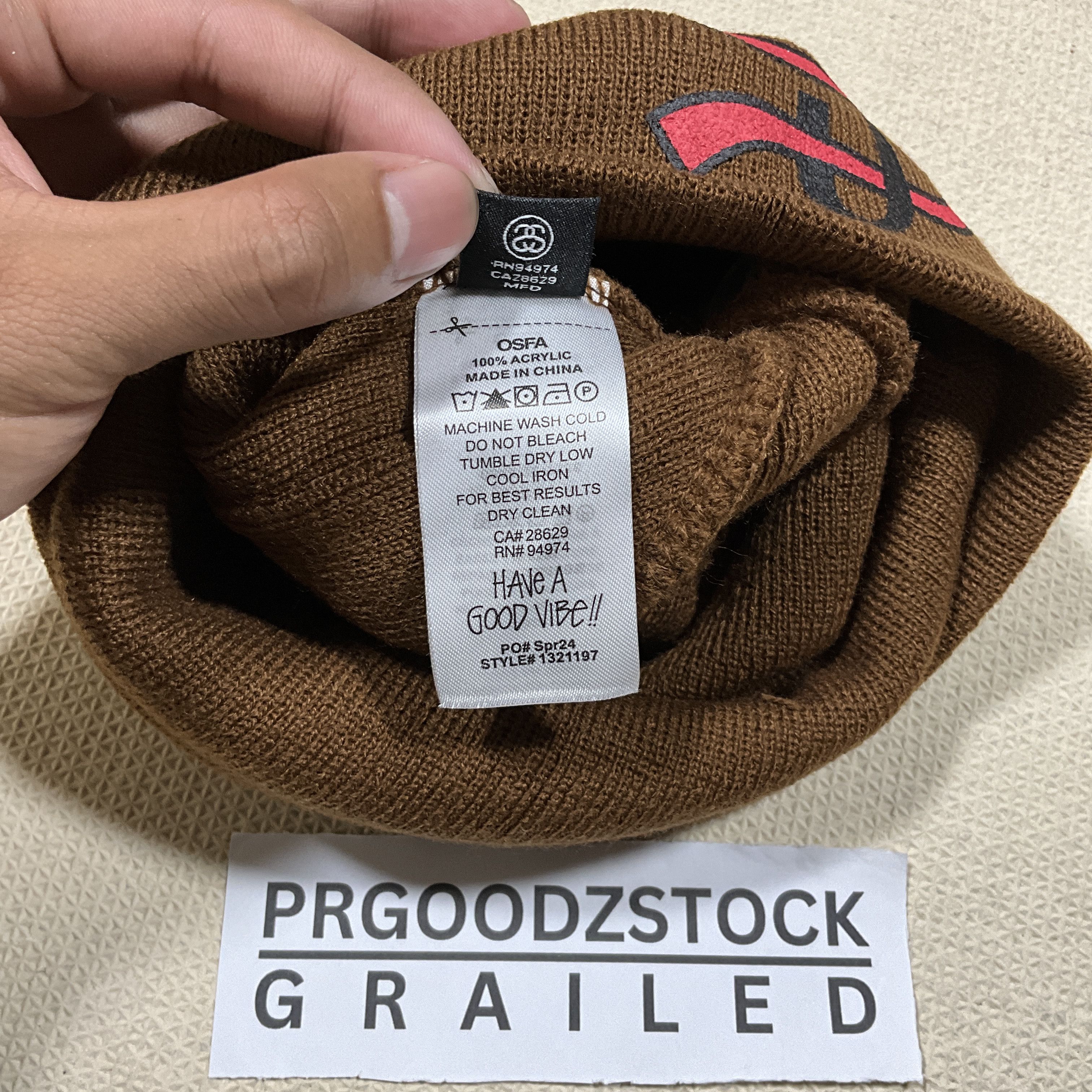 Stussy STUSSY MXED LOGO SKULLCAP BEANIE HAT Size ONE SIZE - 5 Thumbnail