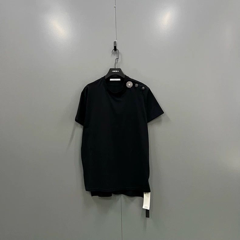 Givenchy Givenchy Crystal Button Short Sleeve Dress S Size Size US S / EU 44-46 / 1 - 1 Thumbnail