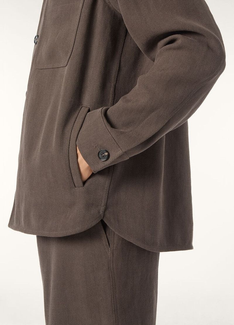 Loro Piana o1w1db10226 FAP2078 Evandro Overshirt in Brown Size US S / EU 44-46 / 1 - 3 Thumbnail