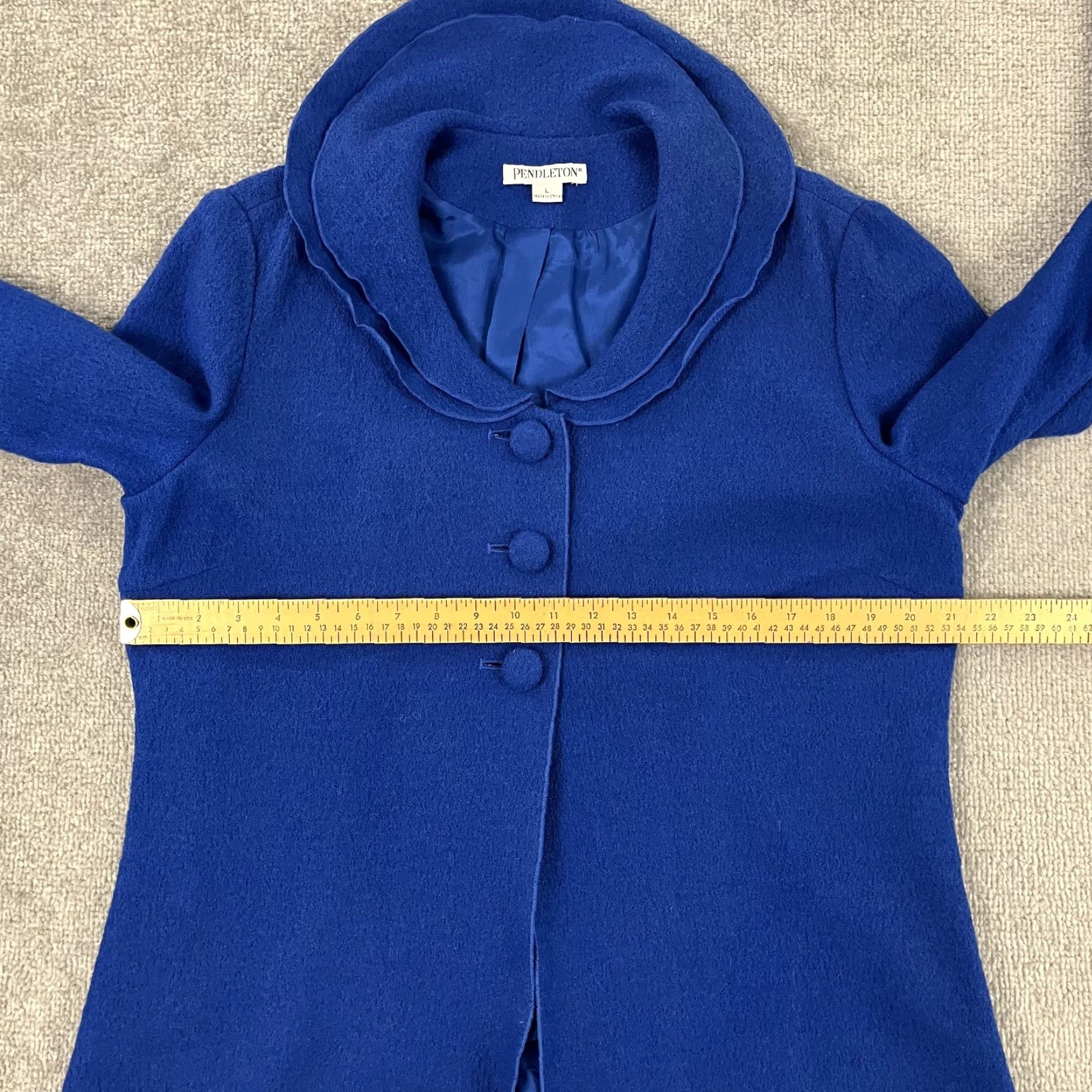 Pendleton Vintage Pendleton Wool Cardigan Sweater Women's Large Blue Casual Knit Jacket Size L / US 10 / IT 46 - 5 Thumbnail