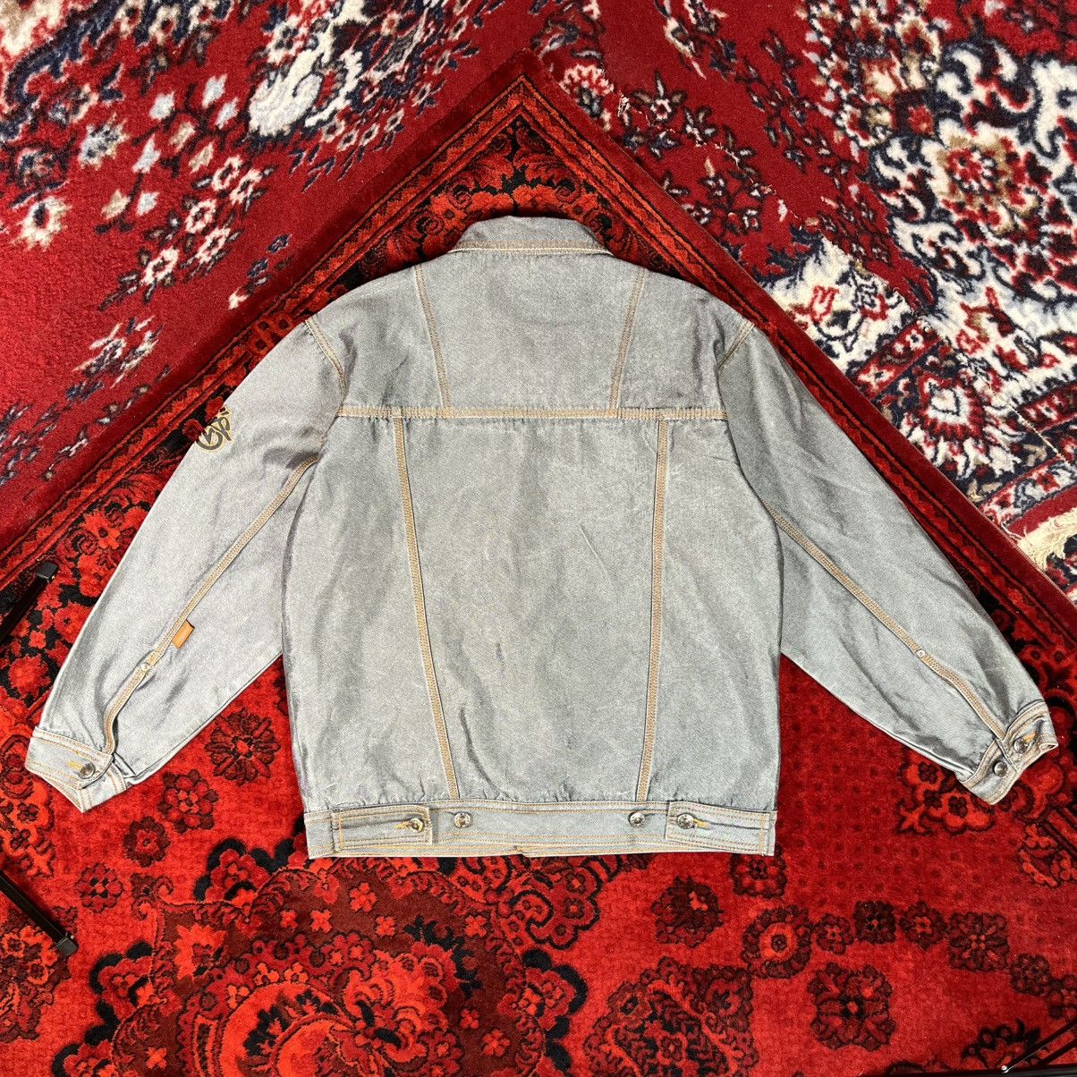 Southpole Vintage 90s Y2K Reflective Chrome South Pole Denim Jacket Size US M / EU 48-50 / 2 - 4 Thumbnail