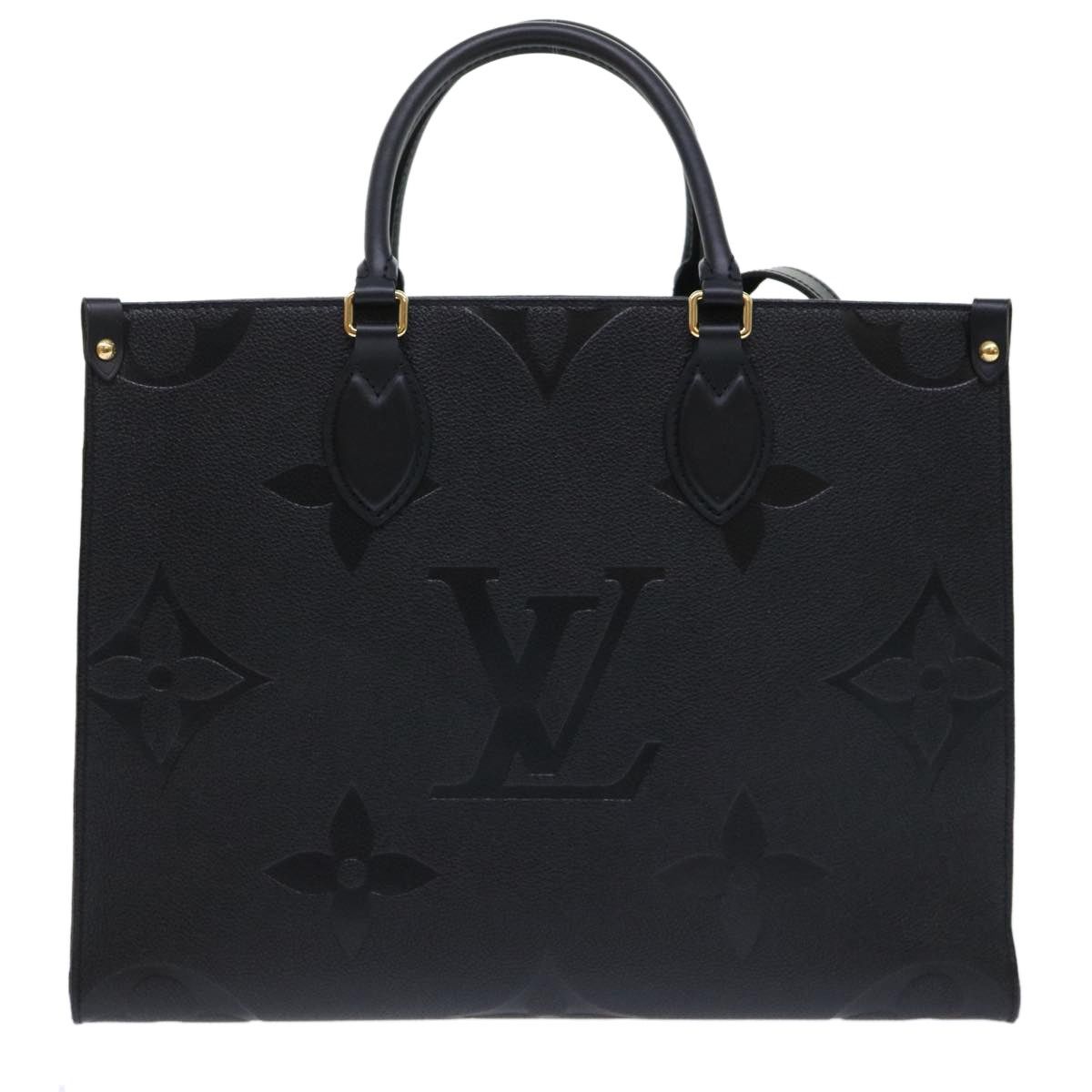 Louis Vuitton LOUIS VUITTON Monogram Empreinte On The Go MM Bag Black Size ONE SIZE - 13 Thumbnail