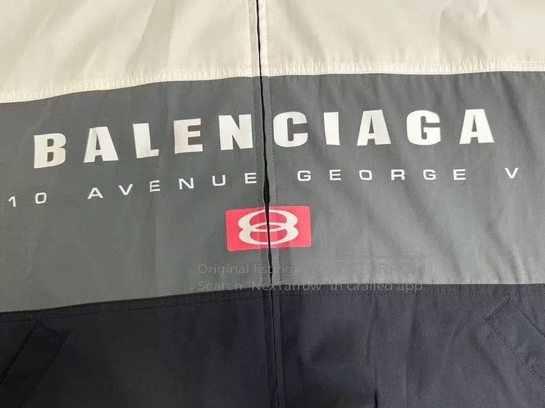 Balenciaga Balenciaga Contrast Color High Collar Long Sleeve Jacket Size US M / EU 48-50 / 2 - 3 Thumbnail