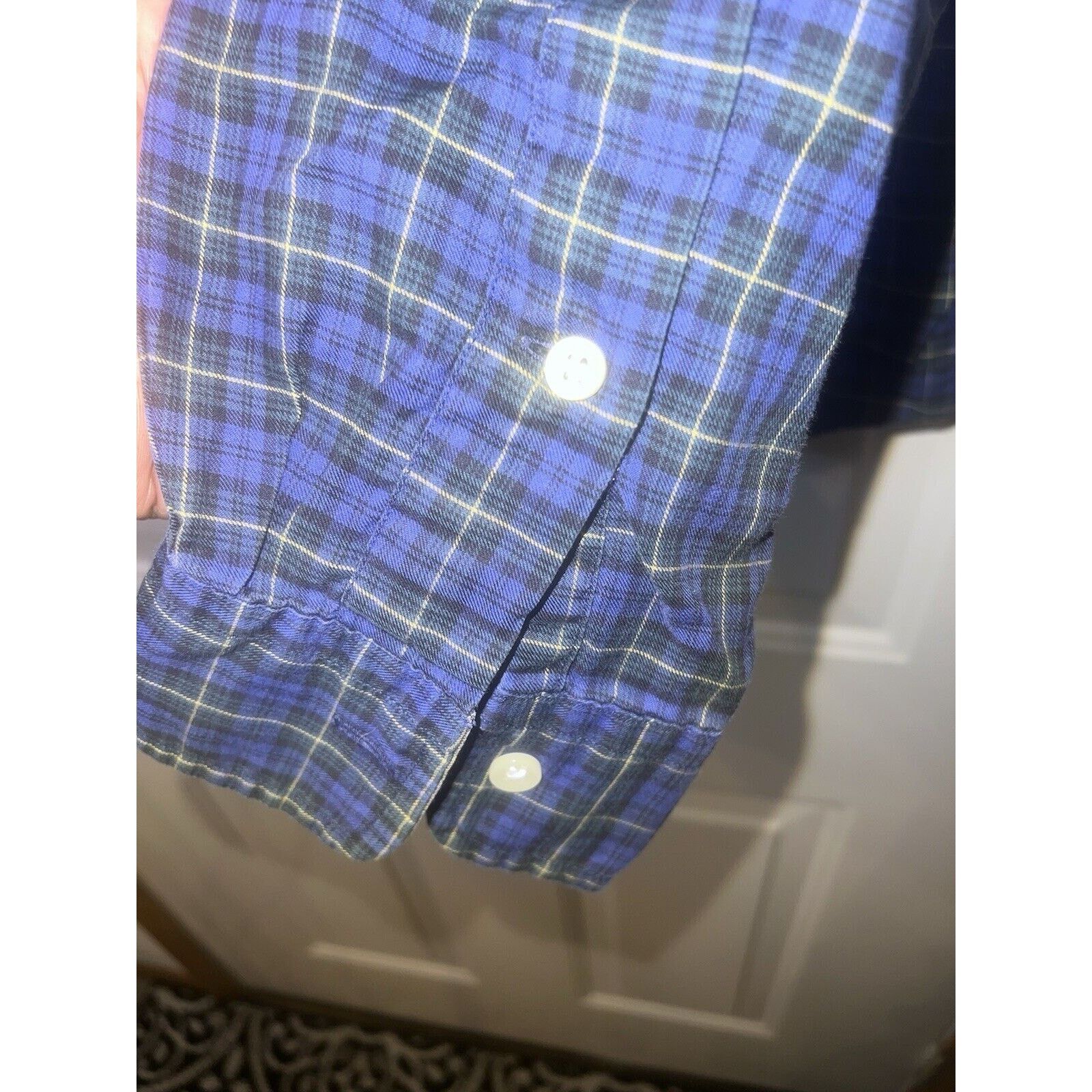 Polo Ralph Lauren Polo Ralph Lauren Button Up Shirt Oxford Mens Medium Plaid Size US M / EU 48-50 / 2 - 2 Thumbnail