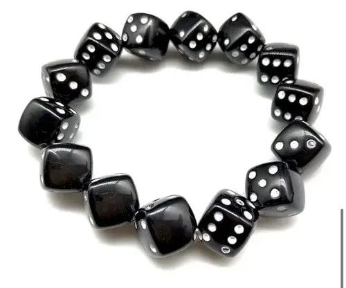 Other Black Dice Elastic Rope Bracelet Size ONE SIZE - 4 Thumbnail