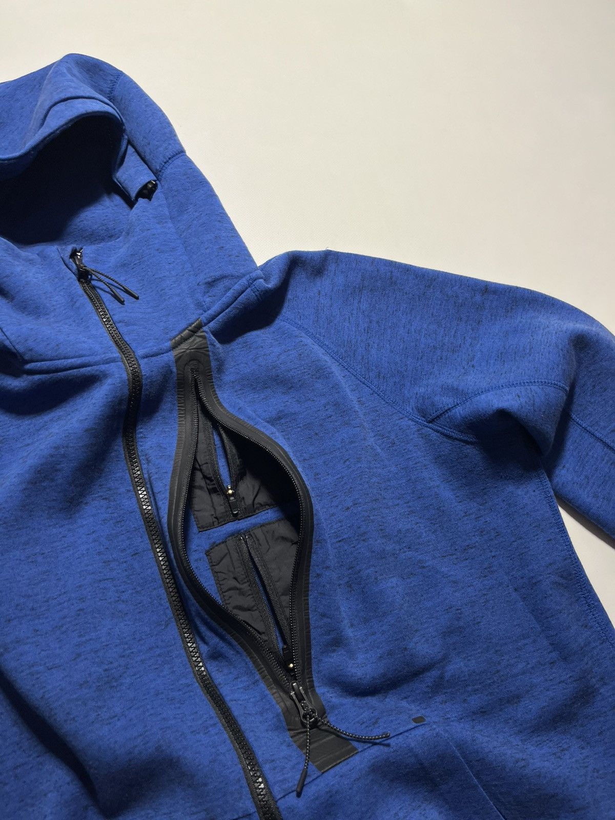 Nike Nike Tech Fleece zip drill hoodie blue size L Size US L / EU 52-54 / 3 - 10 Thumbnail