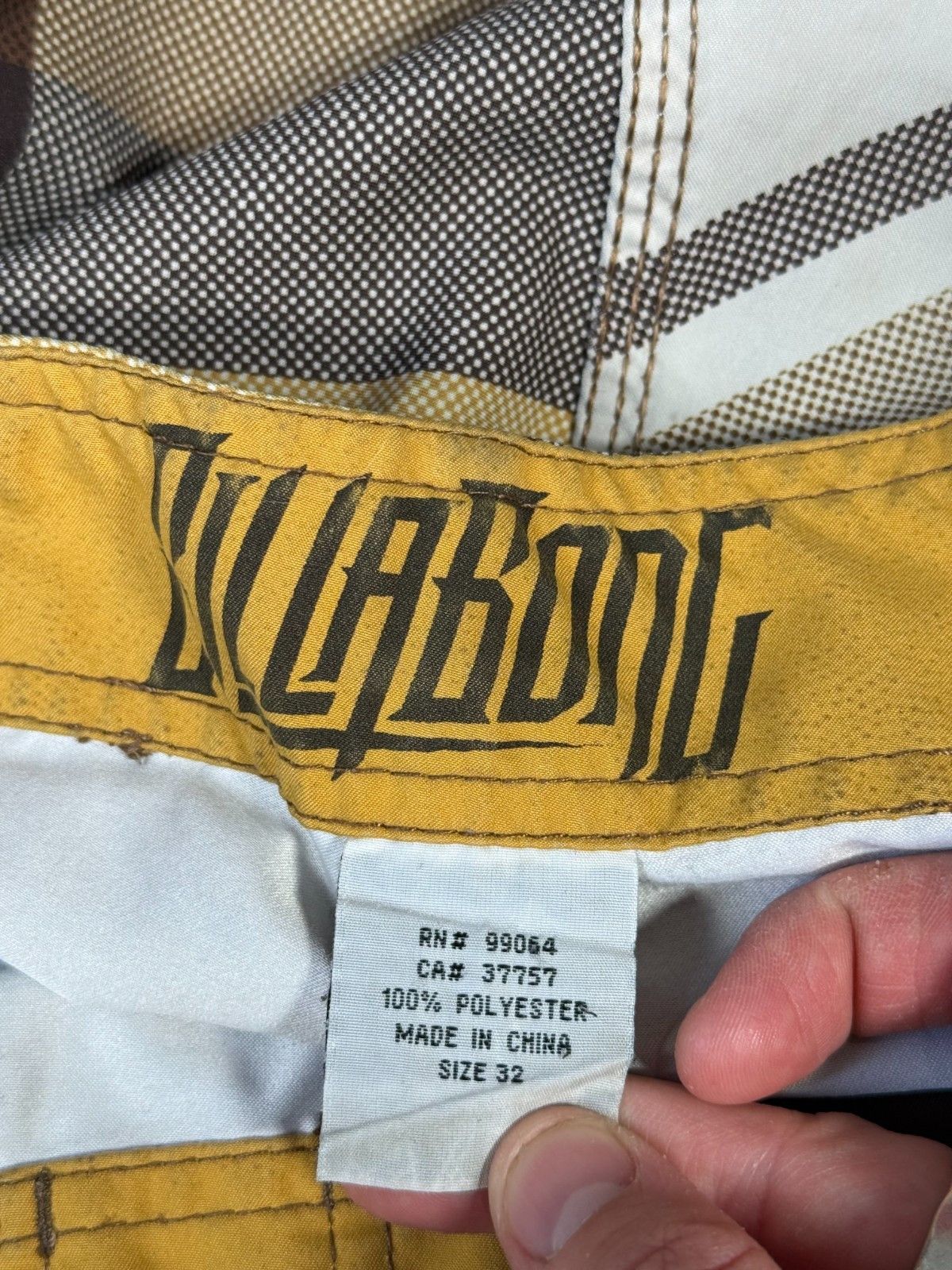 Billabong Y2K Billabong Brown Checkered Board Shorts Size US 32 / EU 48 - 4 Thumbnail
