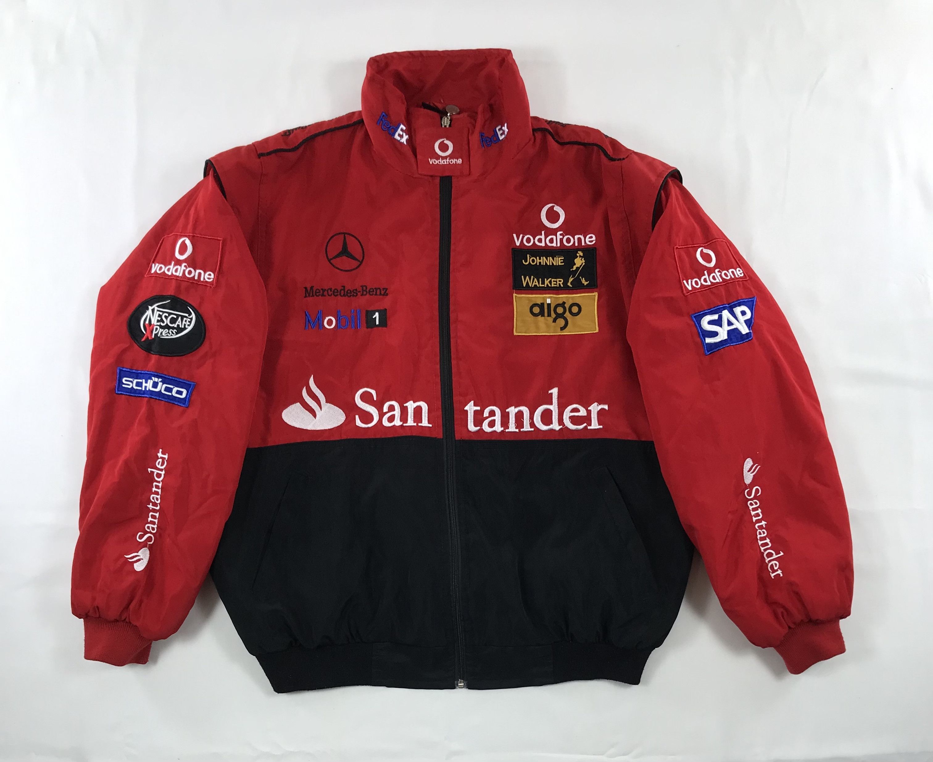 Mercedes-Benz Vintage Mercedes-Benz McLaren F1 Racing Jacket Size US XL / EU 56 / 4 - 5 Thumbnail