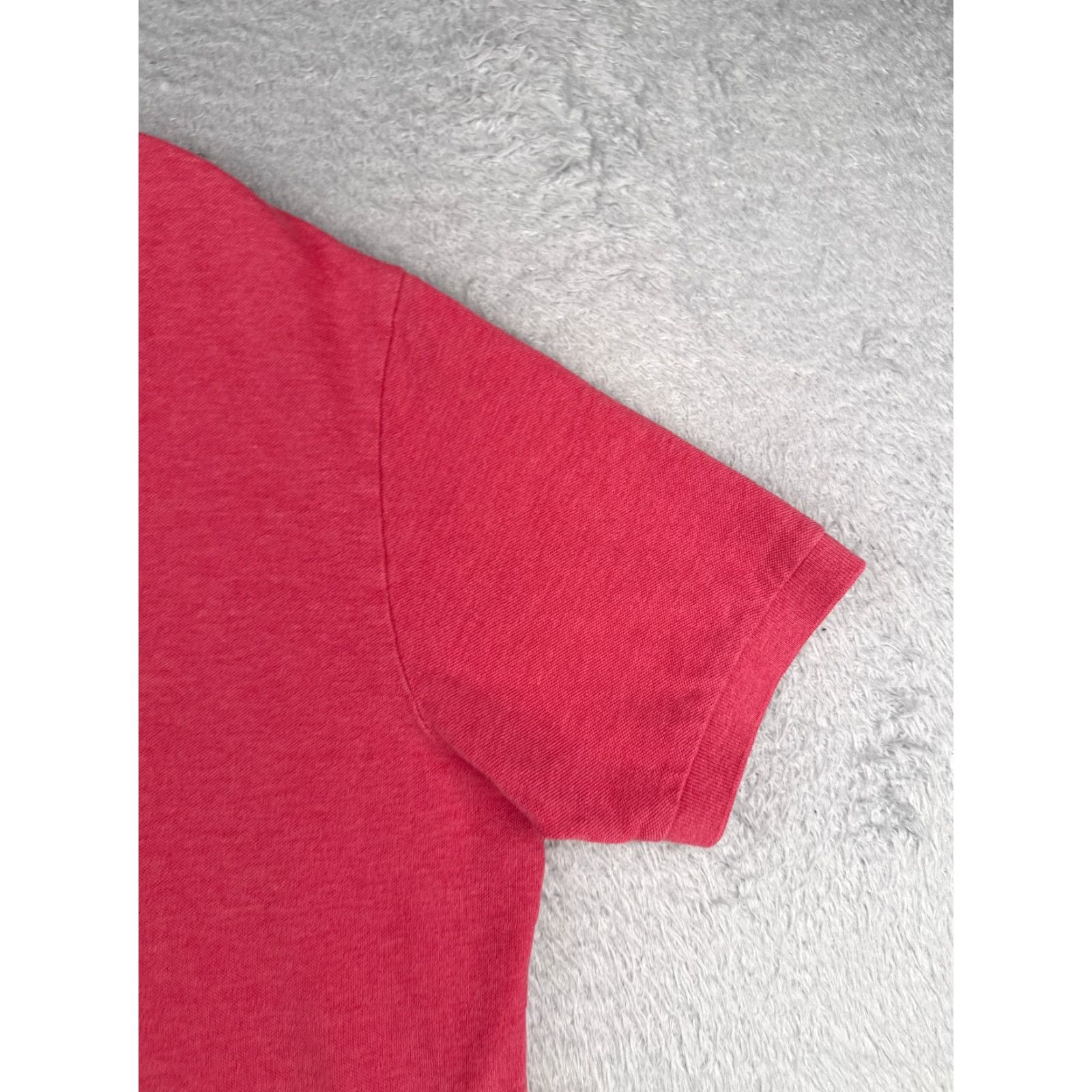 Ralph Lauren VINTAGE Ralph Lauren Polo Shirt Adult XL Red Short Sleeve Cotton Casual Activewear Mens Size US XL / EU 56 / 4 - 2 Thumbnail