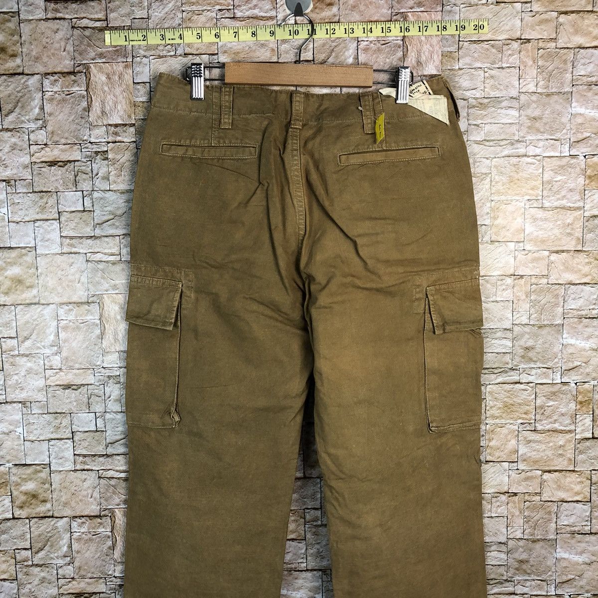 Japanese Brand Dude Drunch Brown Cargo Multipocket Pants #A614 Size US 30 / EU 46 - 17 Thumbnail