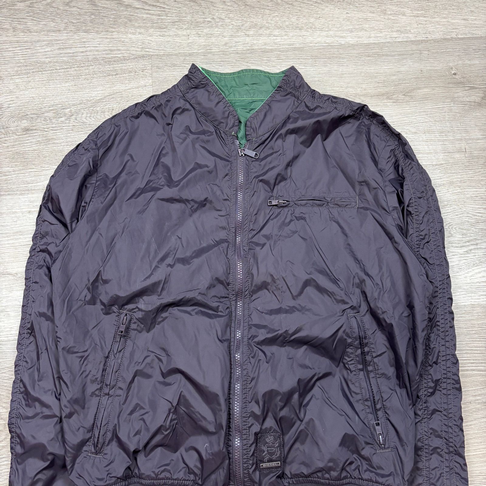 Diesel EUC Diesel Reversible Nylon Bomber Jacket Men's Large Size US L / EU 52-54 / 3 - 2 Thumbnail