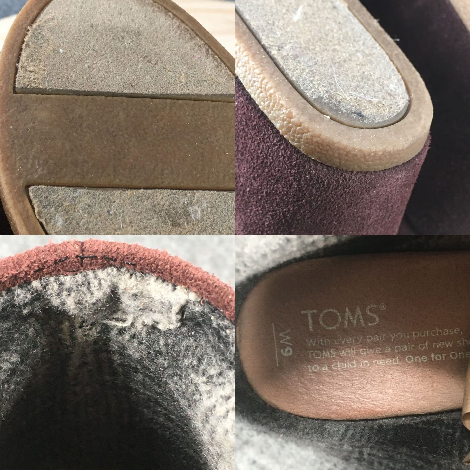 Toms Toms Boots Womens 9 Wedge Ankle Booties Brown Leather Lace Up Casual Round Toe Shoes Mens? Size US 9 / IT 39 - 9 Thumbnail