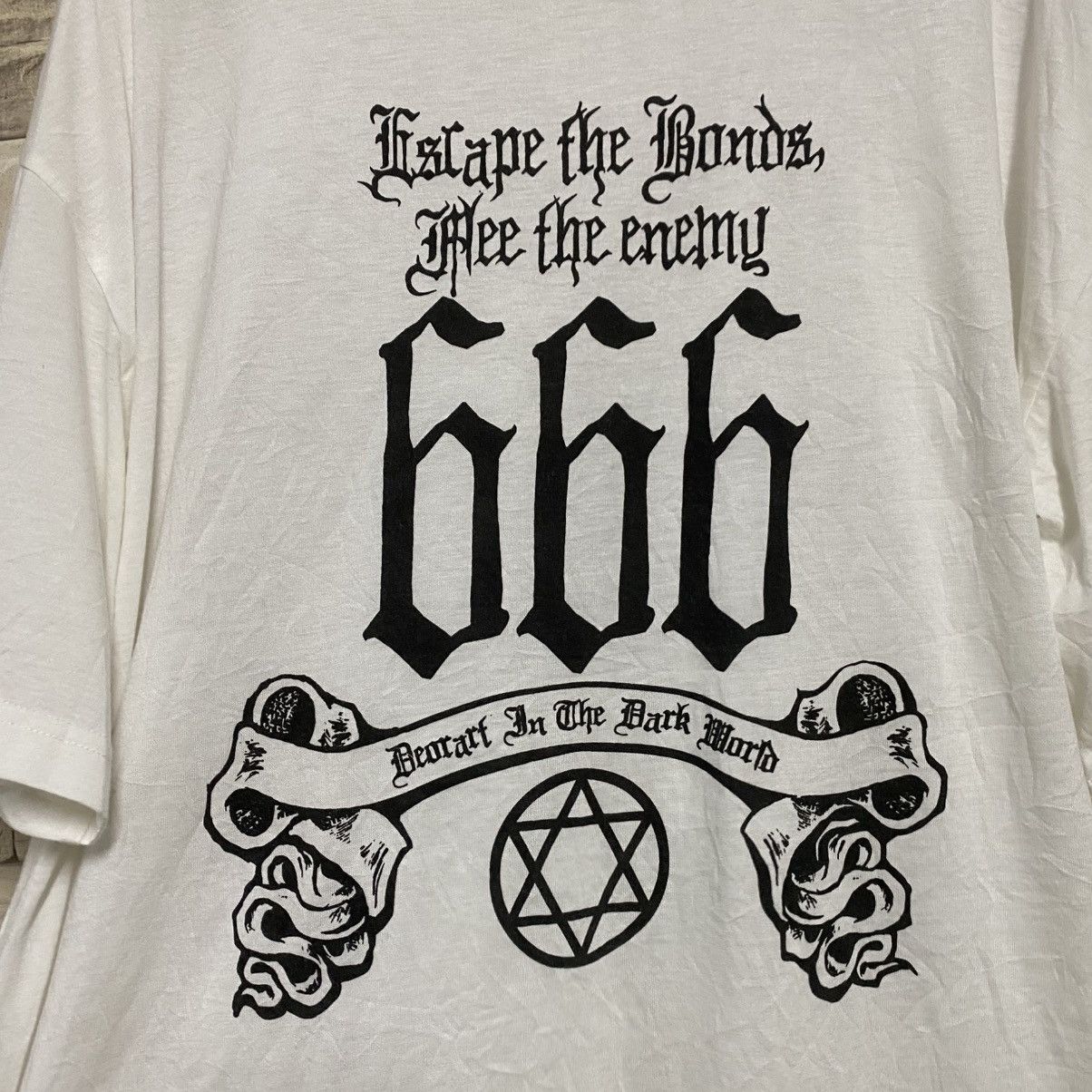 Seditionaries Deorart Shirt 666 'escape the bonds' 'Free the enemy' Size US L / EU 52-54 / 3 - 4 Thumbnail
