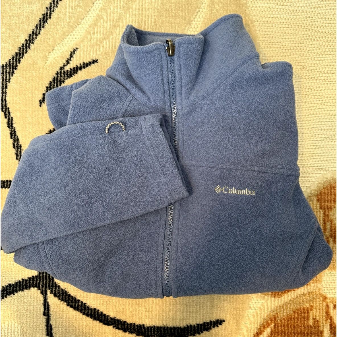 Columbia Columbia women’s size L light blue zip fleece jacket Size L / US 10 / IT 46 - 1 Thumbnail