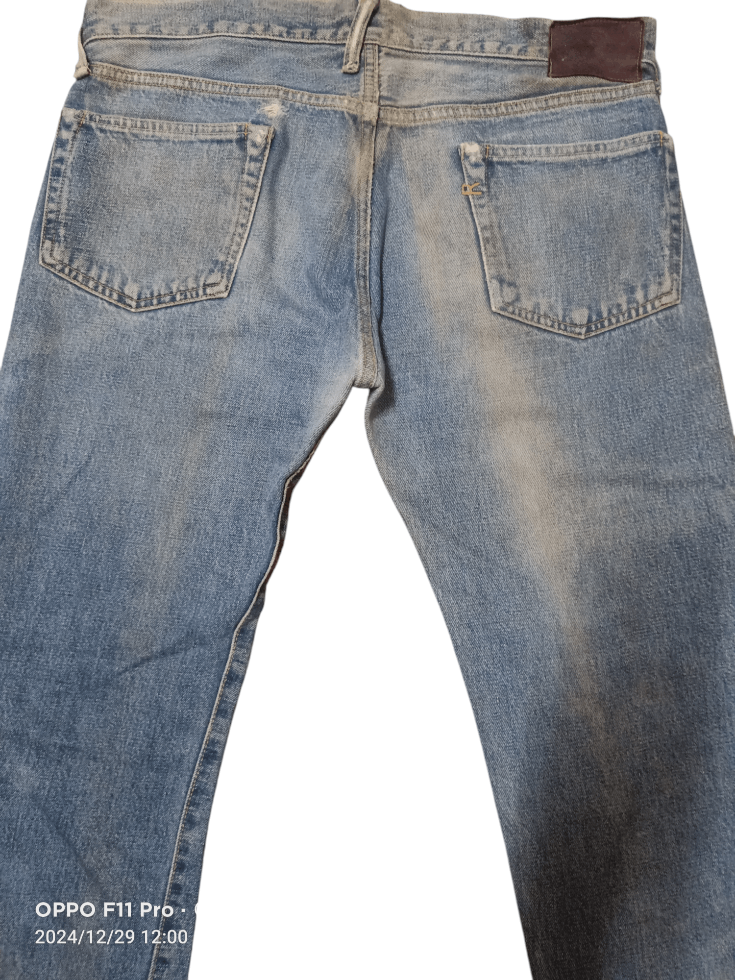 45rpm × Japanese Brand 45 Rpm Denim SunFaded Vintage Distressdenim Size US 34 / EU 50 - 3 Thumbnail