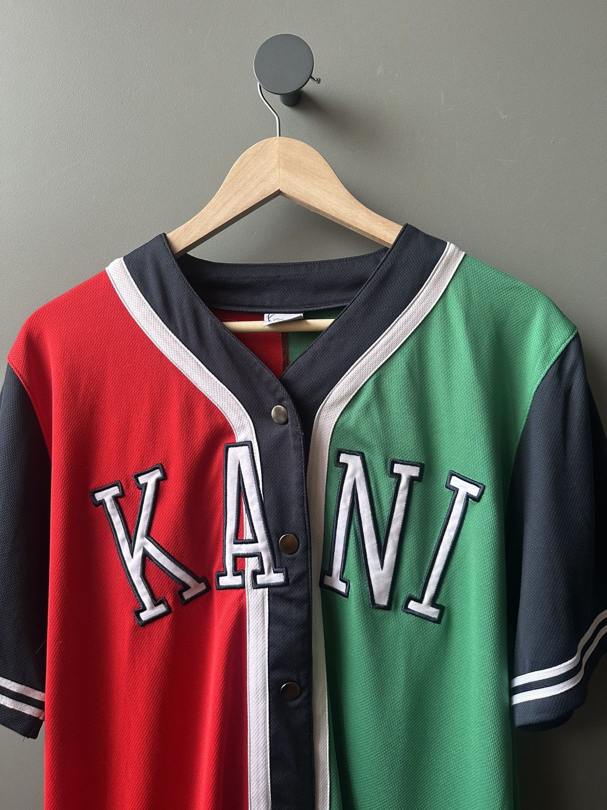Karl Kani Karl Kani Red Green Jersey Size S Size US S / EU 44-46 / 1 - 2 Thumbnail