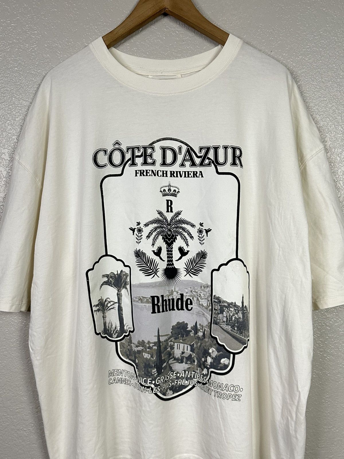 Rhude Rhude Azur Mirror Tee Vintage White Size XXL Size US XXL / EU 58 / 5 - 2 Thumbnail