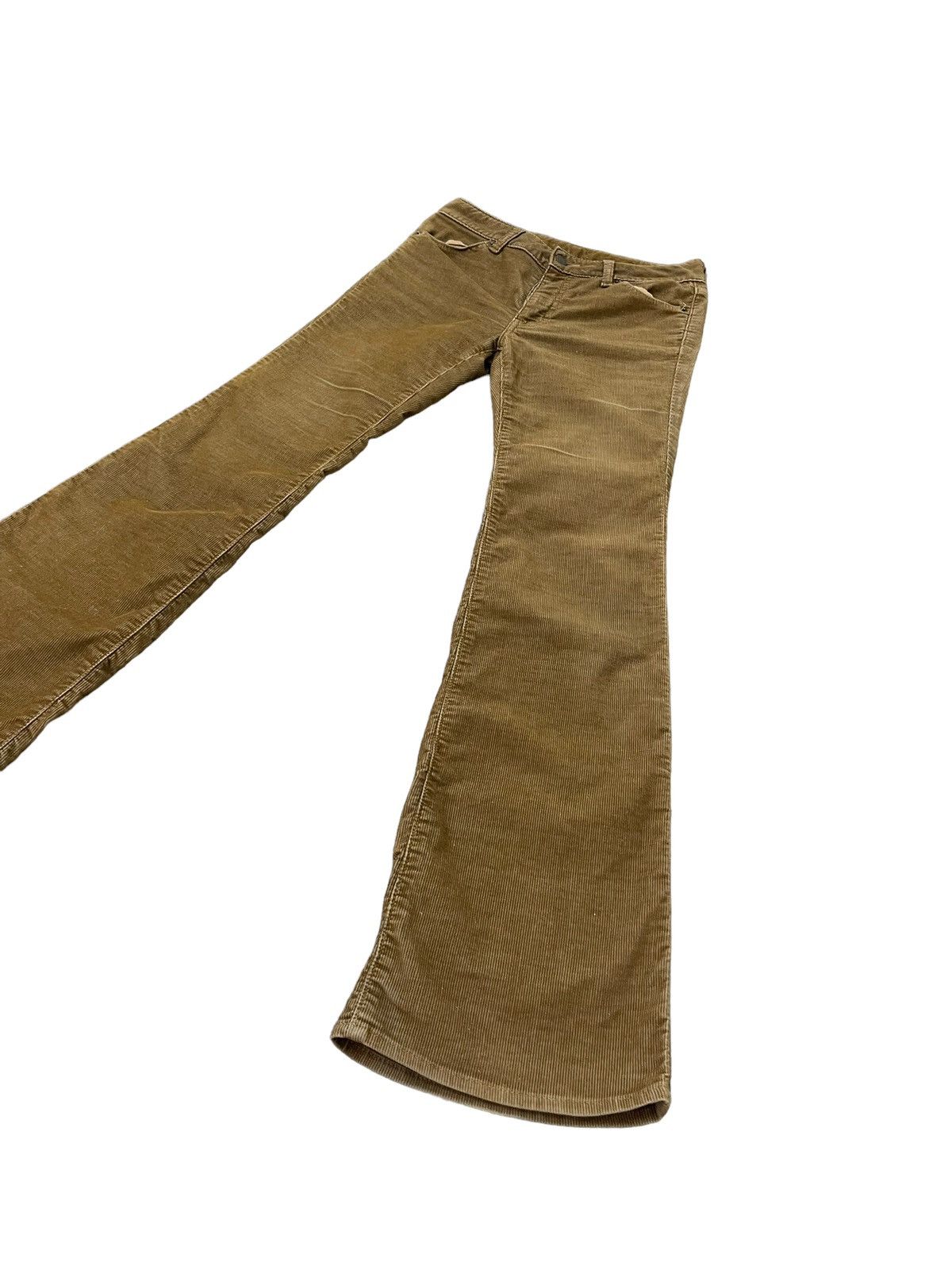 Japanese Brand Flare Jeans E.J Bobson Corduroy Stretch Slim Boot Cut 7🟦9 Size US 28 / EU 44 - 3 Thumbnail