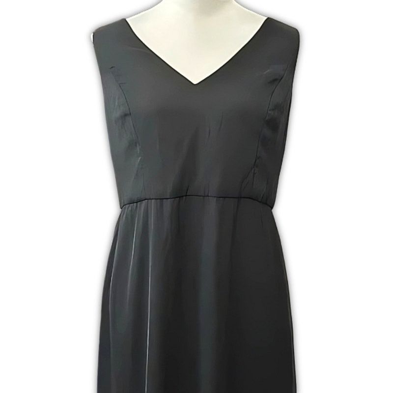 Other Social Bridesmaids Maxi Gown Dress Bow Accent Black 16 NWOT Size XXL / US 16-18 / IT 52-54 - 2 Thumbnail