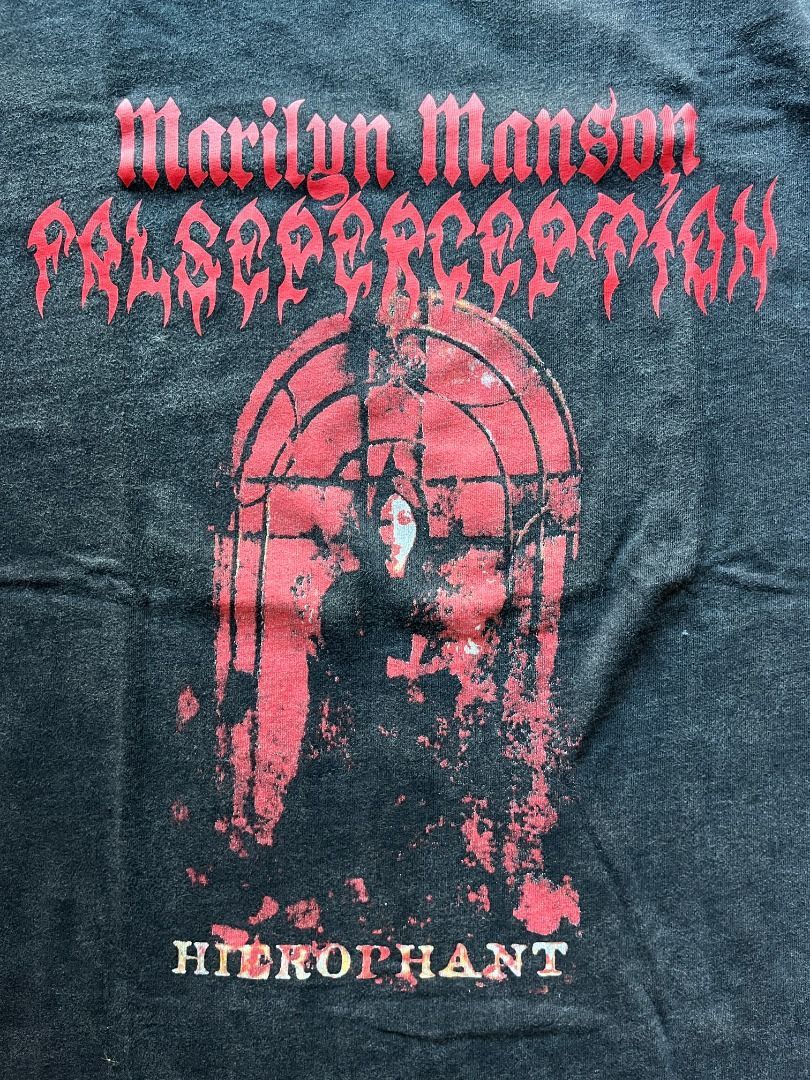 Band Tees Vintage "Hierophant" Marilyn Manson Tees Size US L / EU 52-54 / 3 - 2 Thumbnail