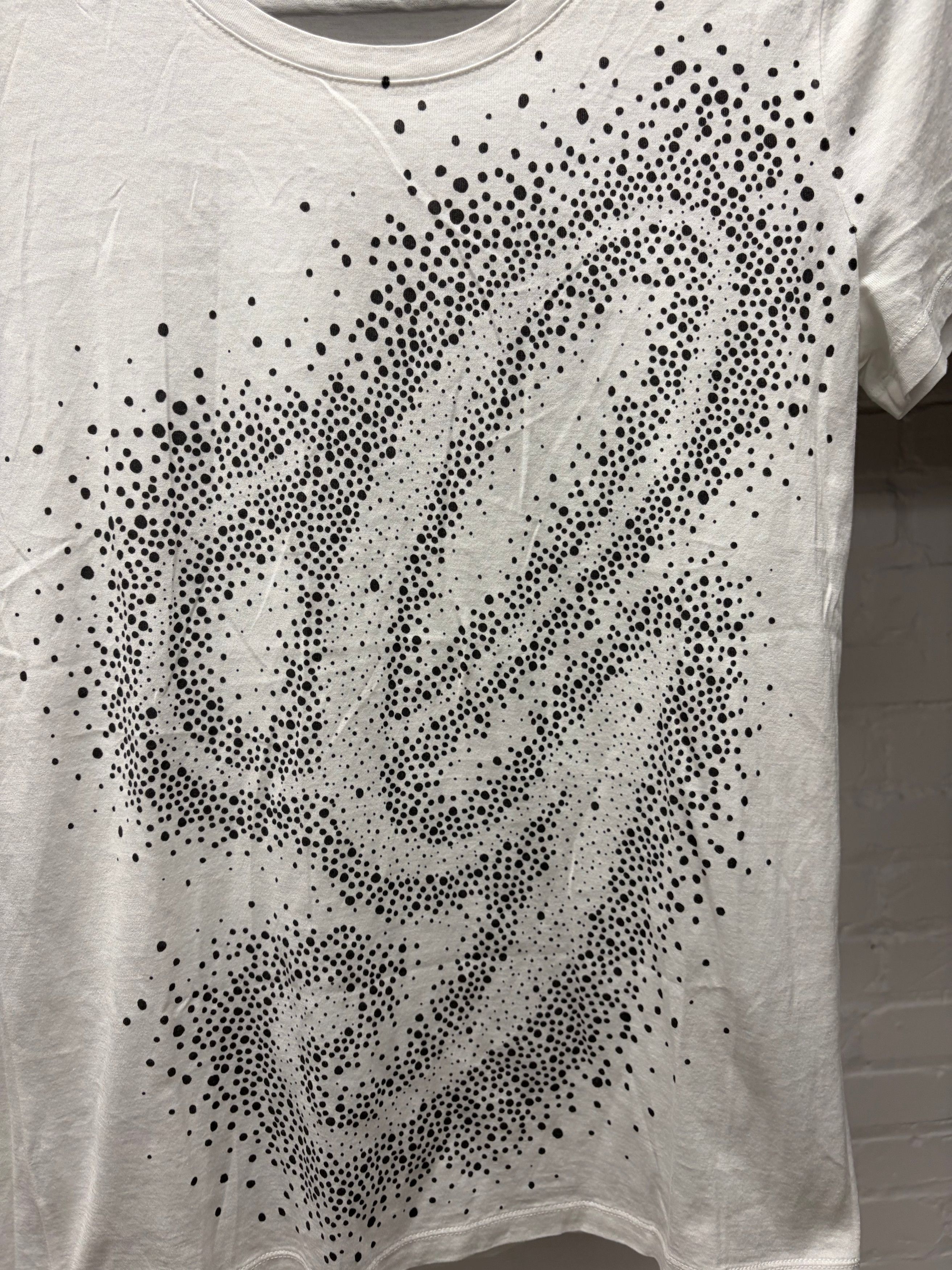 Gucci Gucci ‘Cursive G’ Pointallism Logo White Graphic T-Shirt Size US XS / EU 42 / 0 - 2 Thumbnail