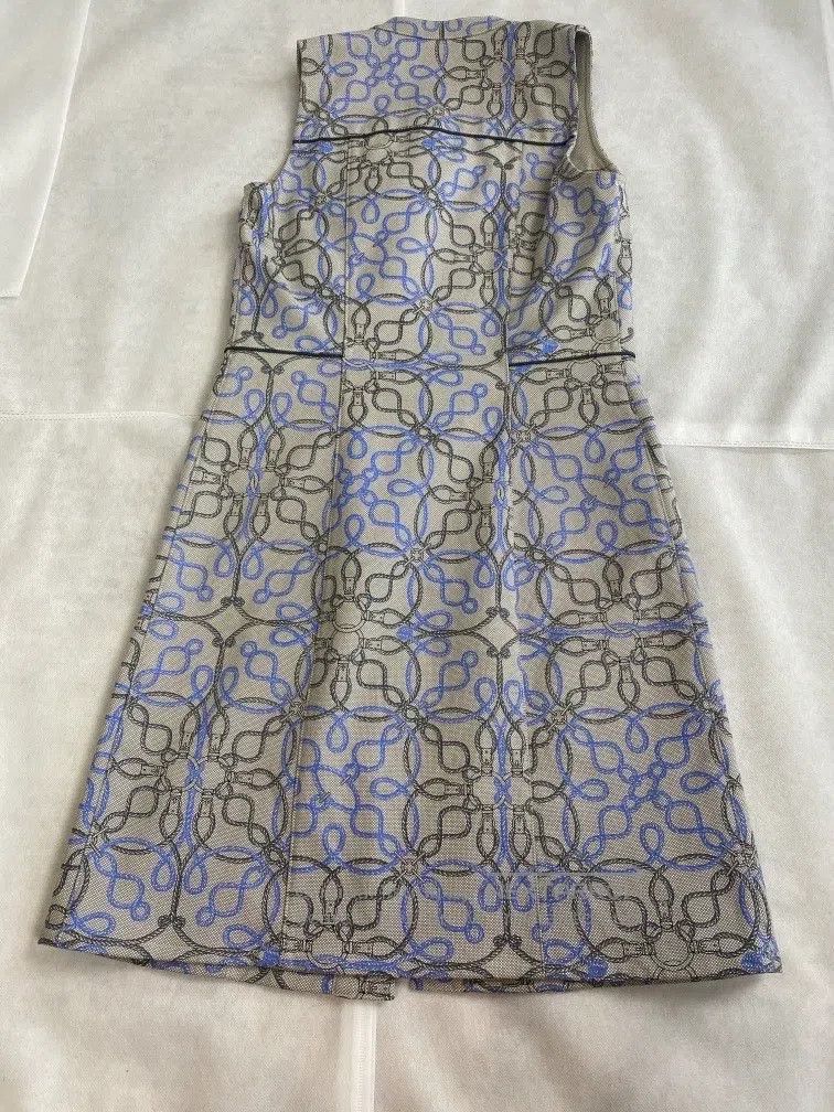 Hermes Hermes Sleeveless Denim Print Dress Size XS / US 0-2 / IT 36-38 - 2 Thumbnail