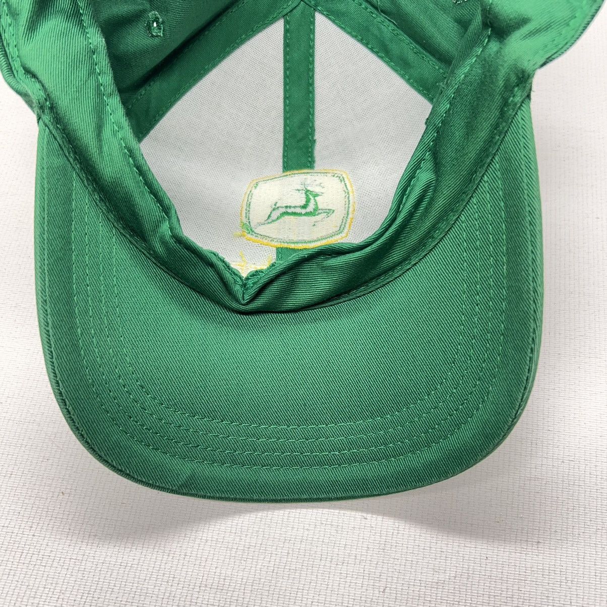 John Deere × Vintage John Deere Hat Green Logo Snapback Embroidered Cap Machine Size ONE SIZE - 12 Thumbnail
