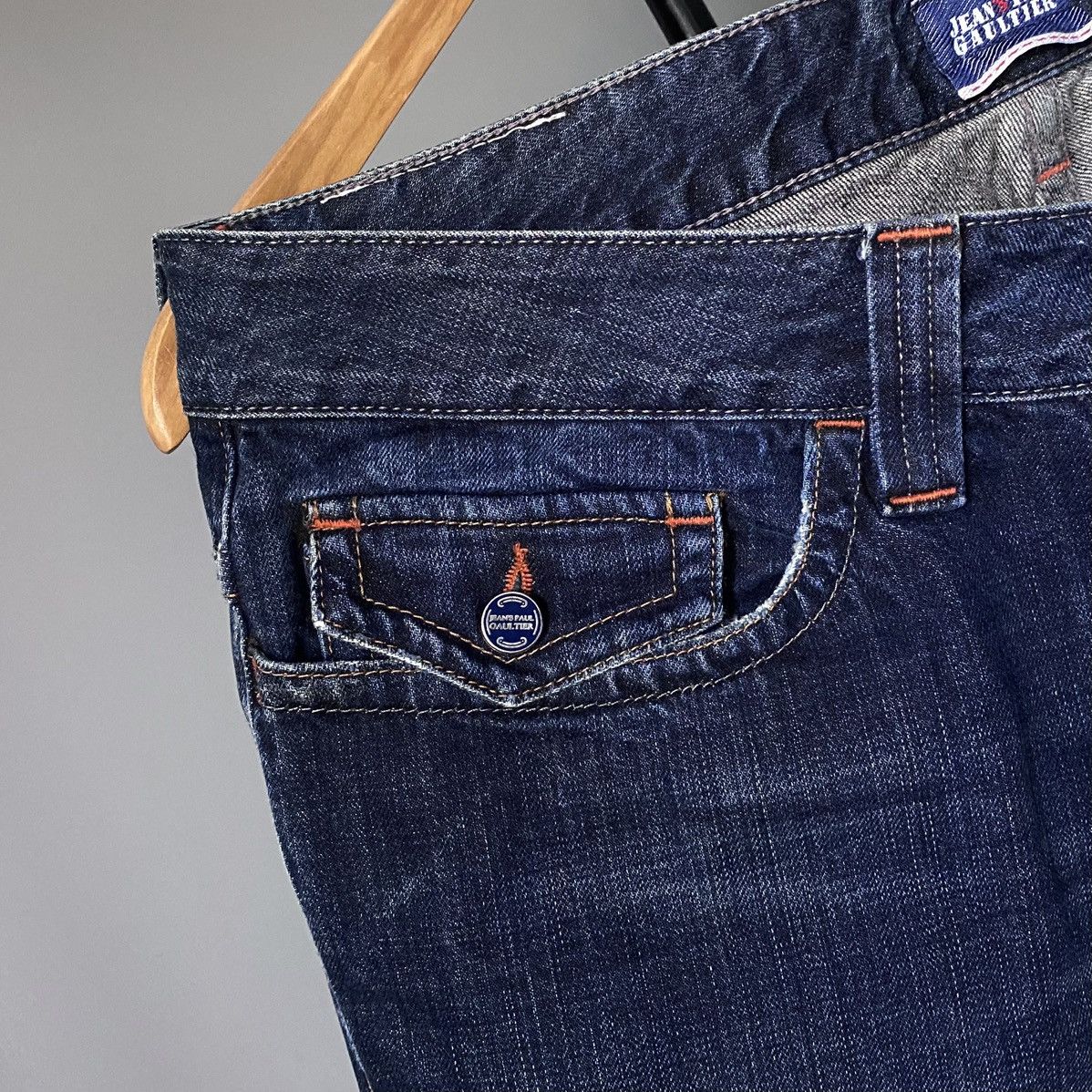 Jean Paul Gaultier Jean’s Paul Gaultier JPG Distressed Denim Metal Logo Archive Size US 36 / EU 52 - 5 Thumbnail