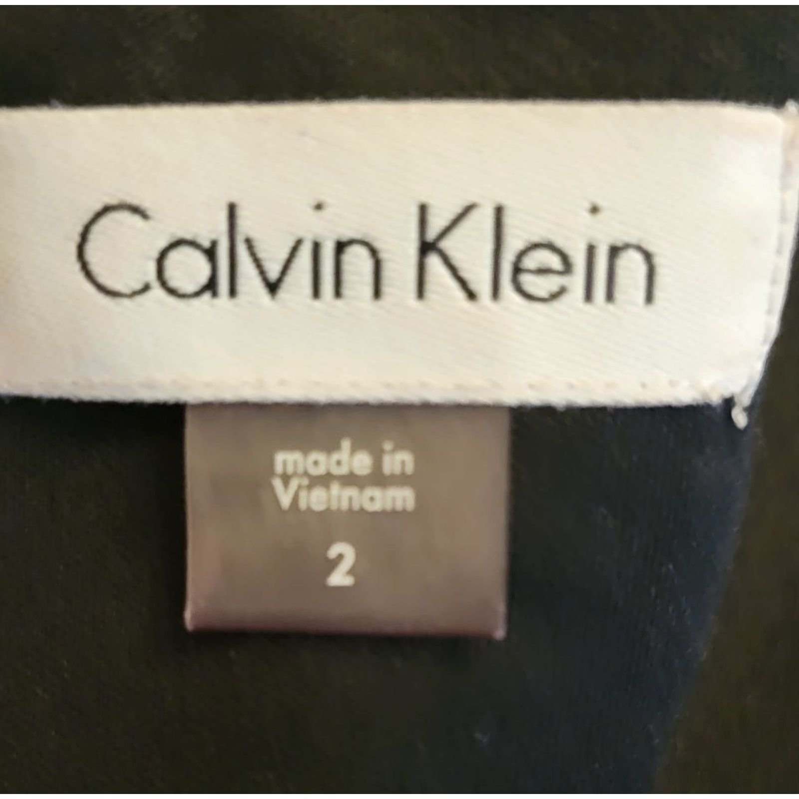Calvin Klein Calvin Klein Floral Fit & Flare Scuba Knit Dress 2 Petite Black Short Sleeveless Zip Round Neck Women's Kitten: Purposes not altered Size XS / US 0-2 / IT 36-38 - 4 Thumbnail
