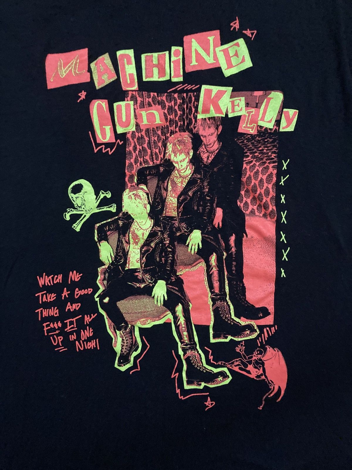 Designer × Hot Topic Machine Gun Kelly MGK I Think I’m Okay Merch M T Shirt Size US M / EU 48-50 / 2 - 8 Thumbnail