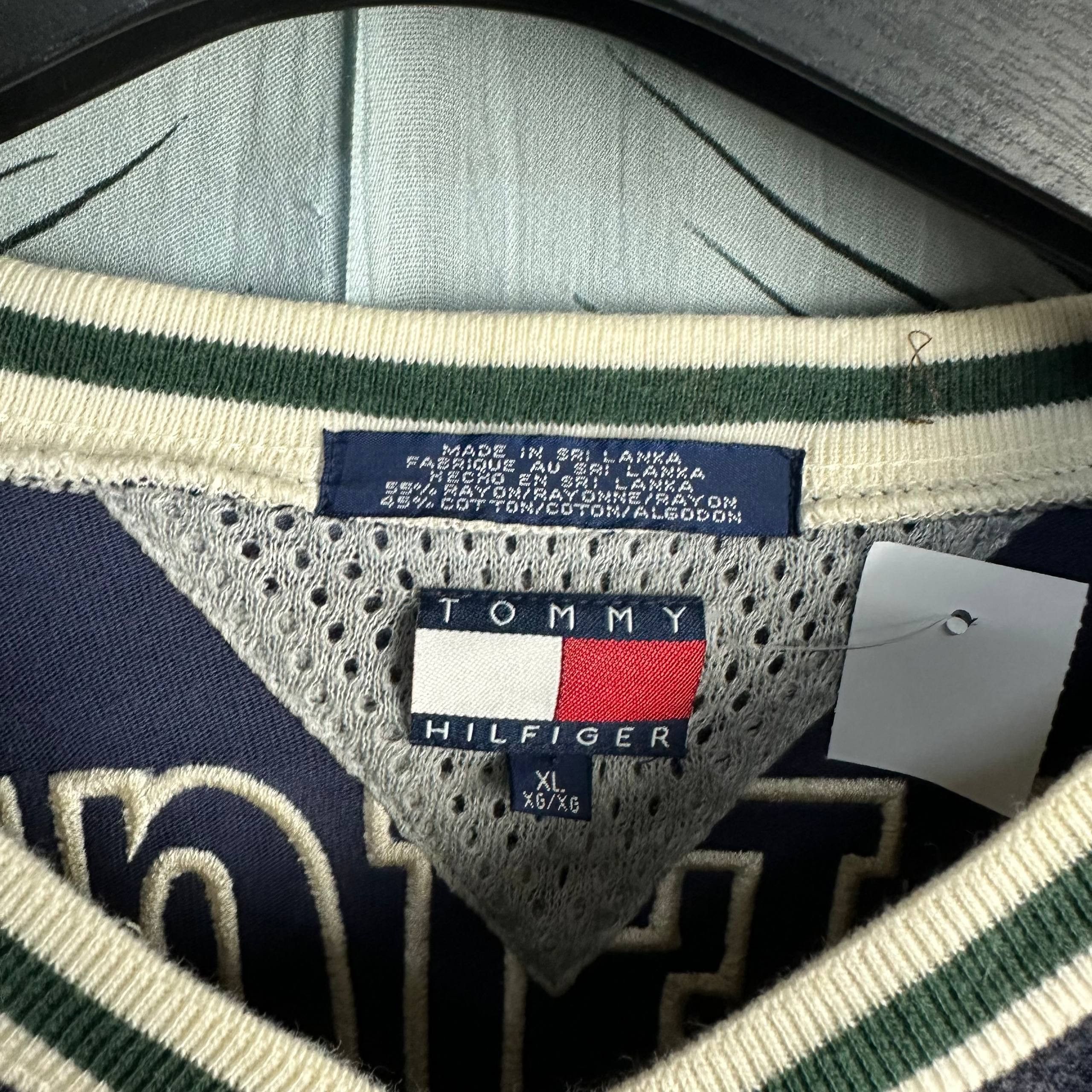 Tommy Hilfiger OG Vintage 90s Tommy Hilfiger Hockey Pullover Jersey Size US XL / EU 56 / 4 - 4 Thumbnail