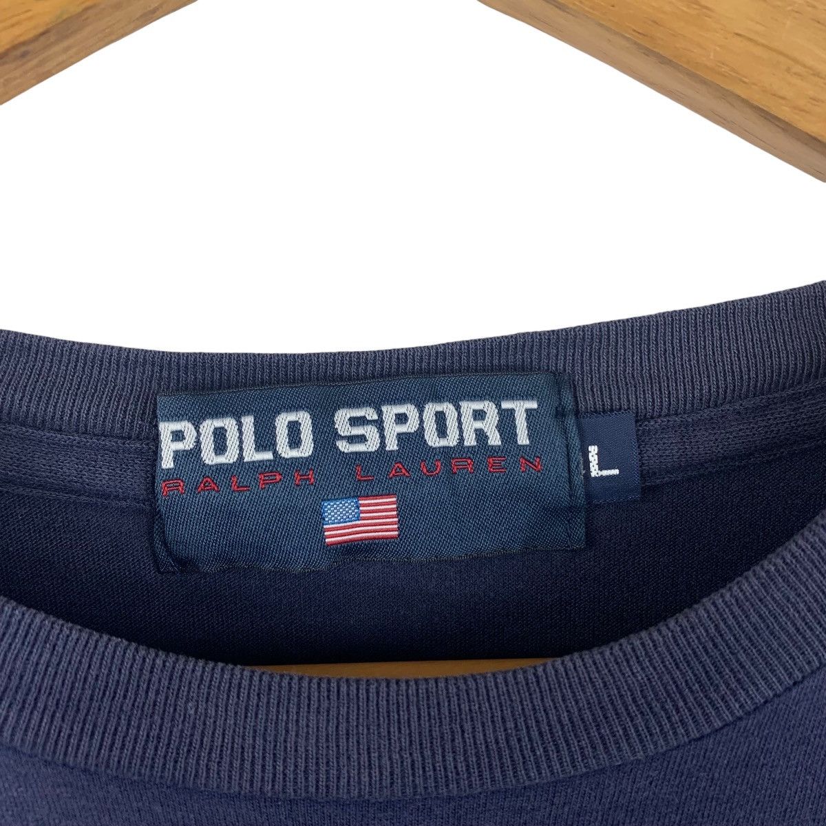 Polo Ralph Lauren × Vintage Vintage POLO SPORT by POLO RALPH LAUREN spellout tees Size US L / EU 52-54 / 3 - 3 Thumbnail
