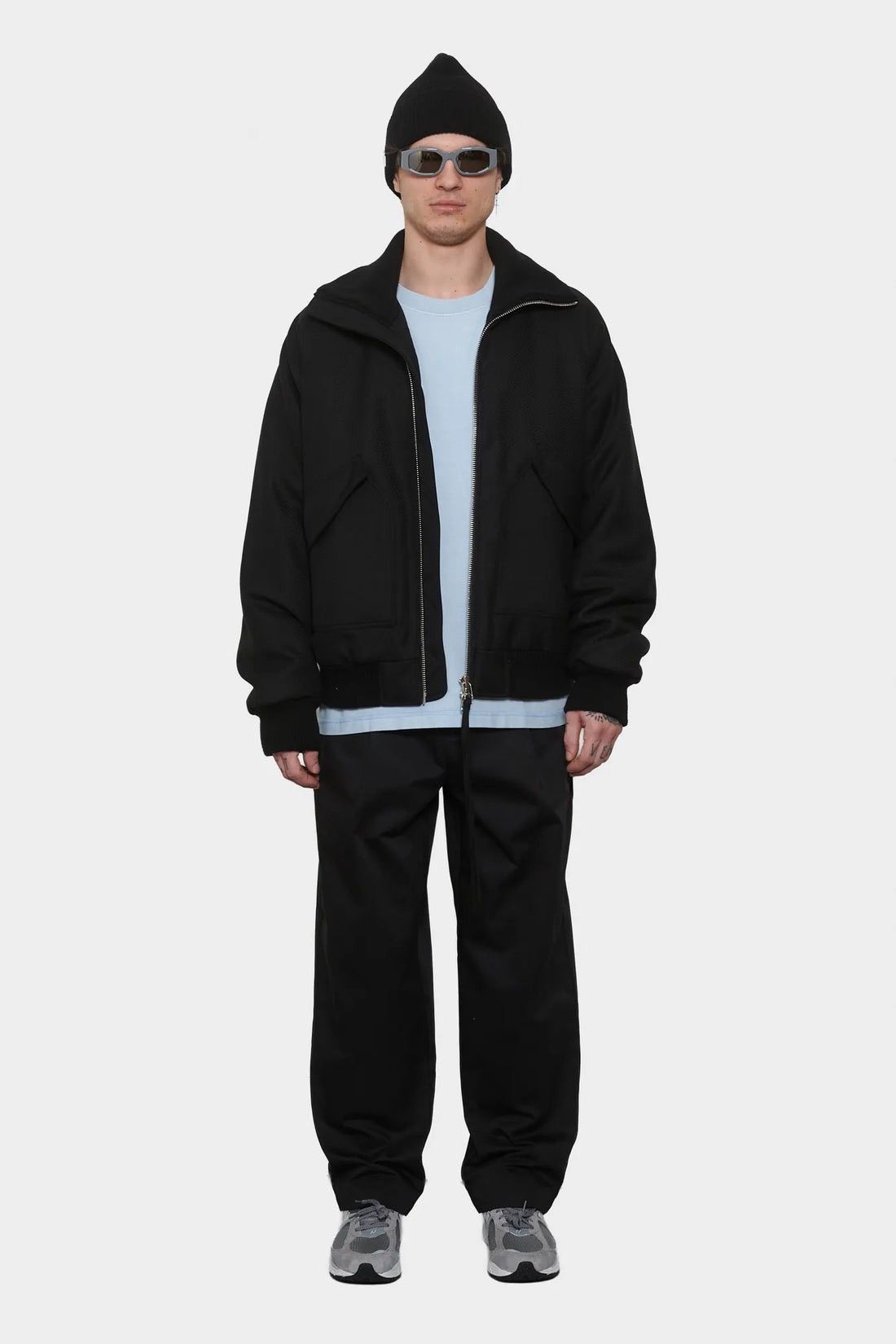 Other New Amsterdam Wool Bomber Jacket Size US L / EU 52-54 / 3 - 3 Thumbnail