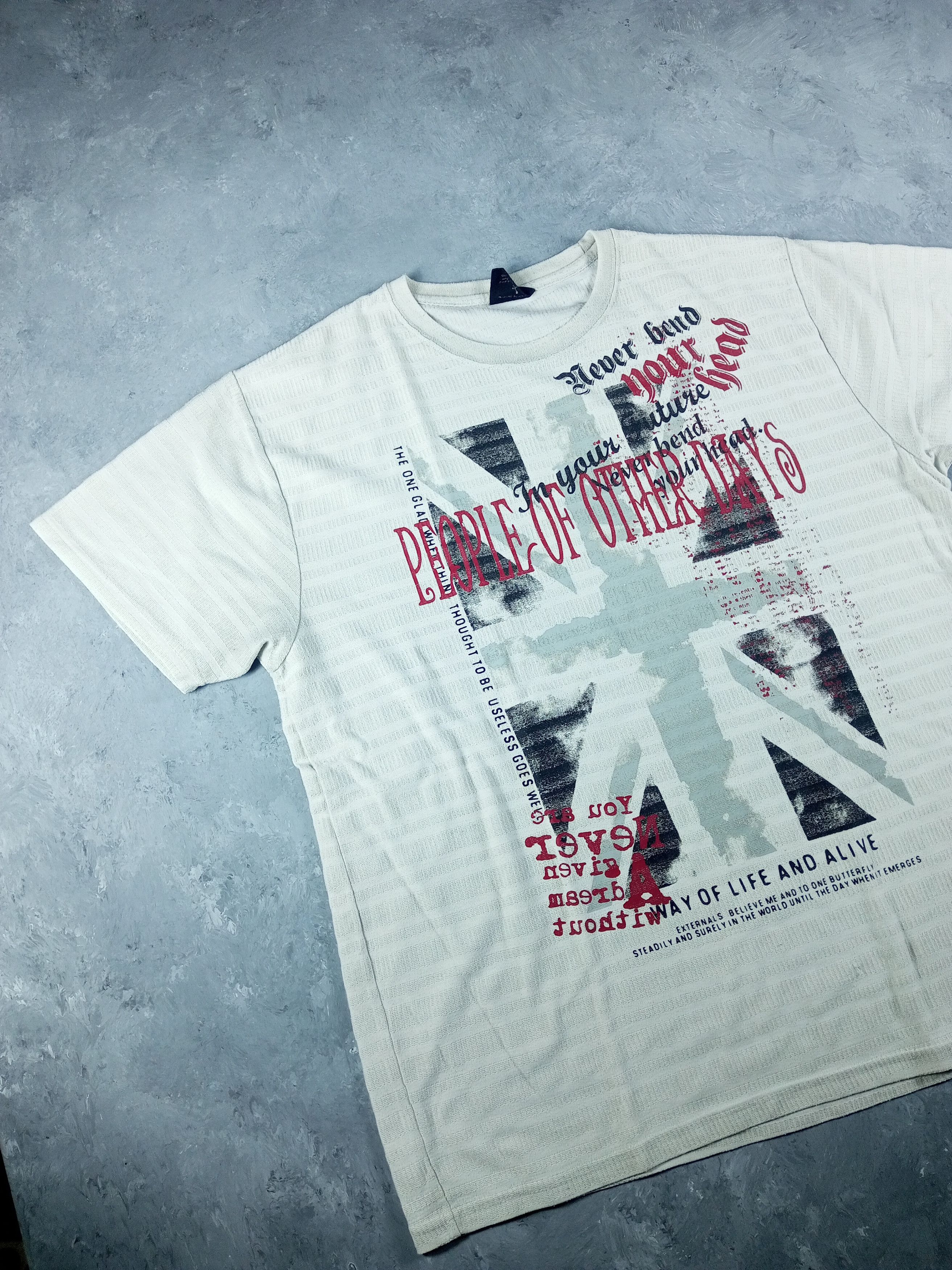 Japanese Brand 2000s Japanese archive Feather Poem Tee Vkei Size US XXL / EU 58 / 5 - 3 Thumbnail