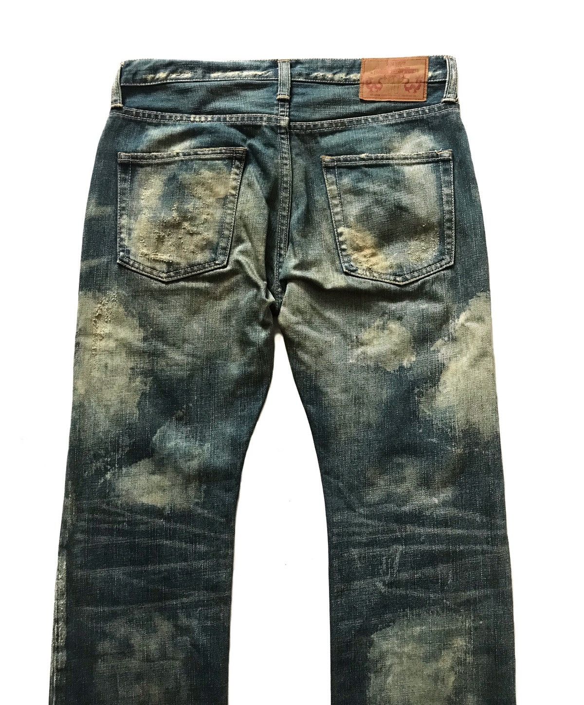 Japanese Brand × Takeo Kikuchi TAKEO KIKUCHI DISTRESSED BLEACH JEANS Size US 30 / EU 46 - 5 Thumbnail
