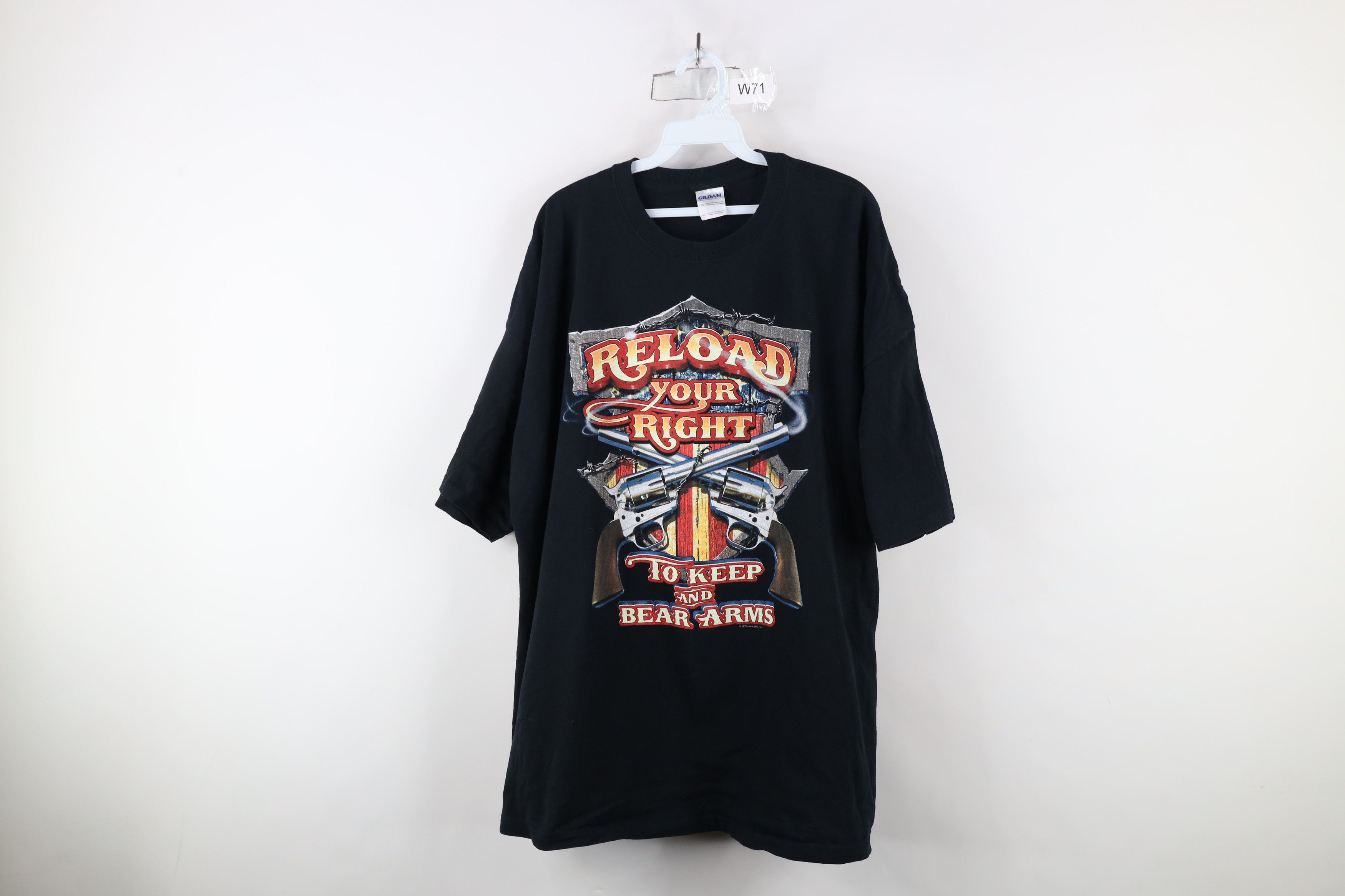 Vintage Vintage Y2K Streetwear Amendment Reload Your Right T-Shirt Size US XXL / EU 58 / 5 - 1 Thumbnail
