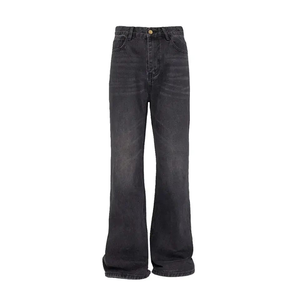 Japanese Brand Retro loose straight casual micro flared jeans Size US 32 / EU 48 - 5 Thumbnail