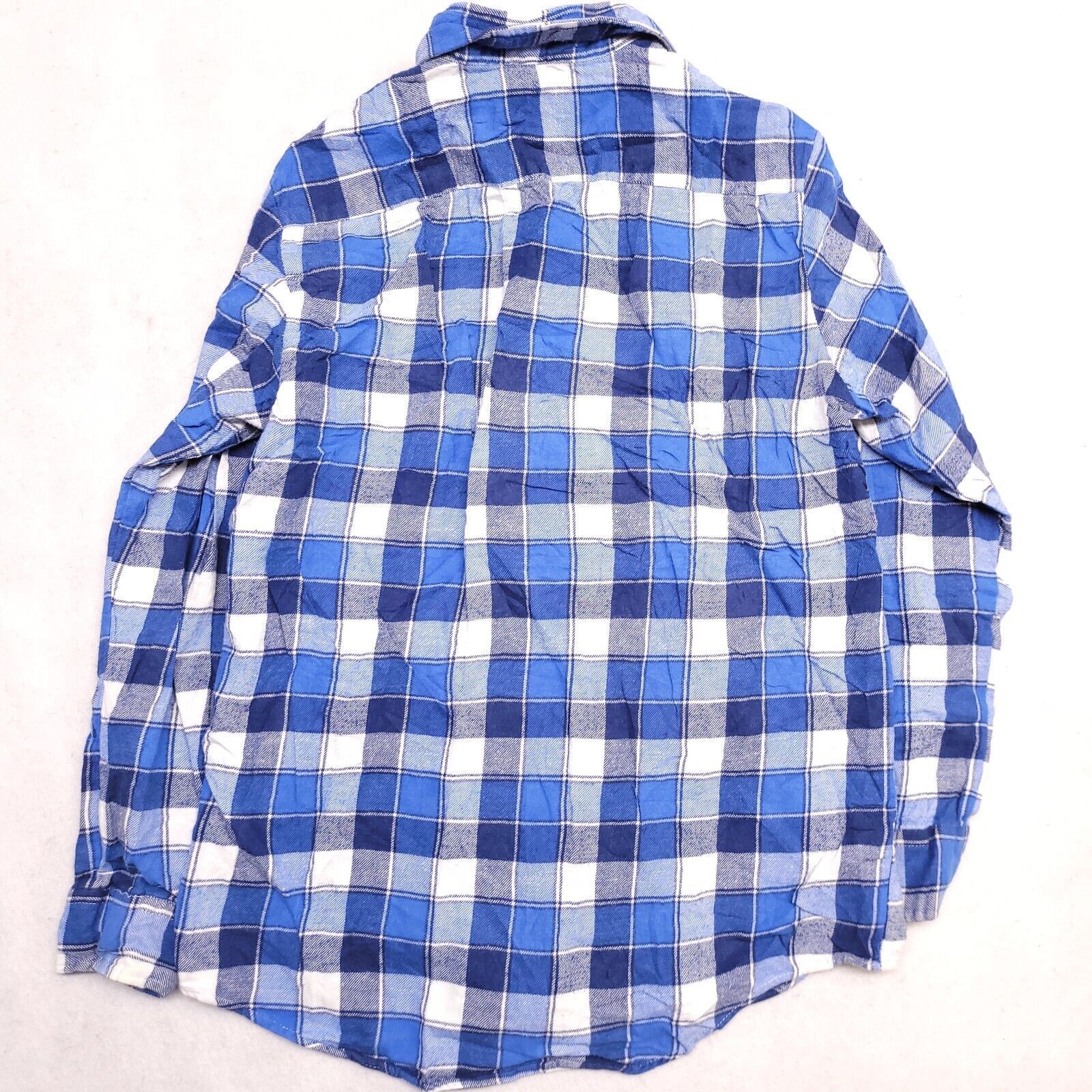 John Ashford John Ashford Gingham Flannel Shirt Mens Size S Blue White Size US S / EU 44-46 / 1 - 10 Thumbnail