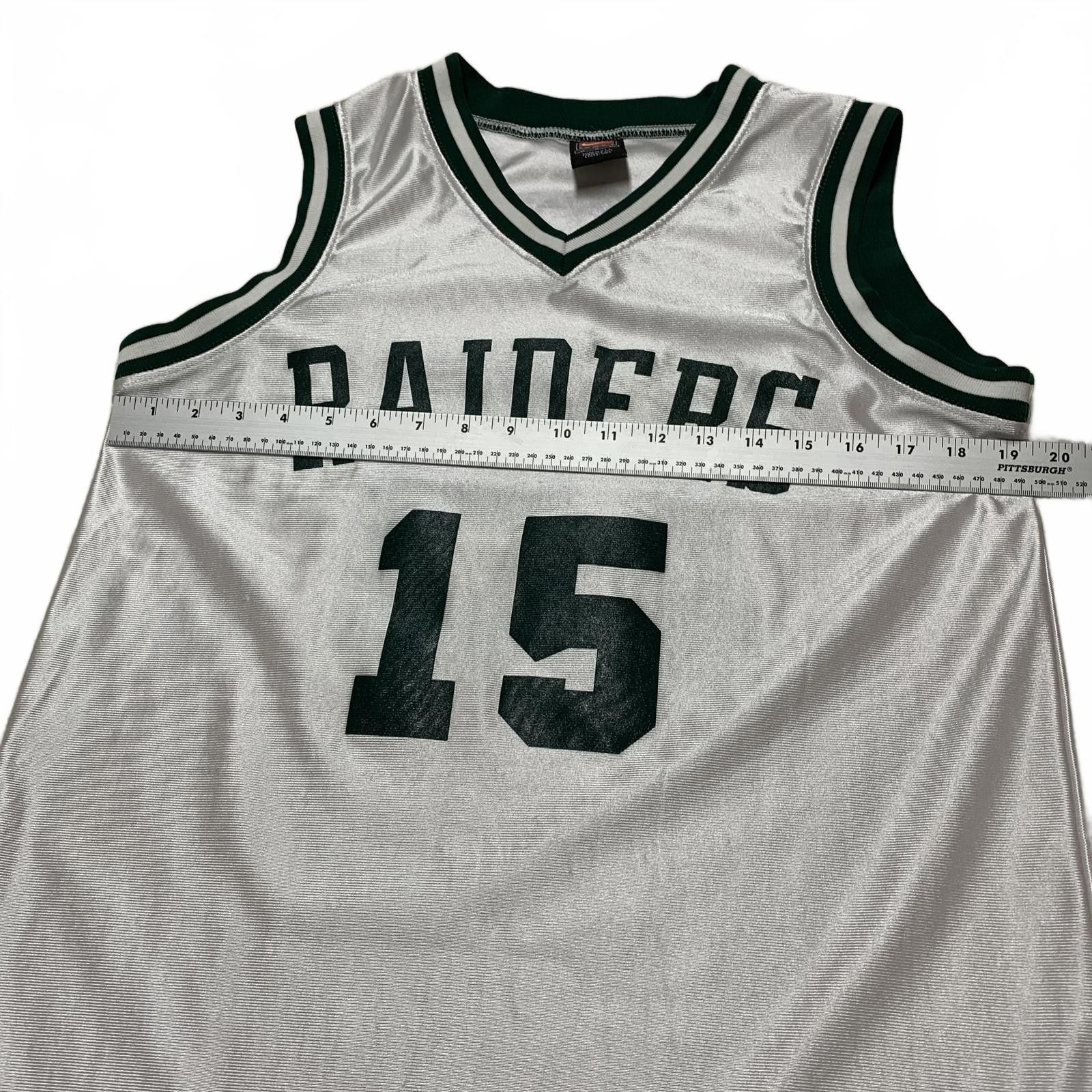 Nike VTG Nike Raiders Basketball Jersey #15 Sz M White Size US M / EU 48-50 / 2 - 7 Thumbnail