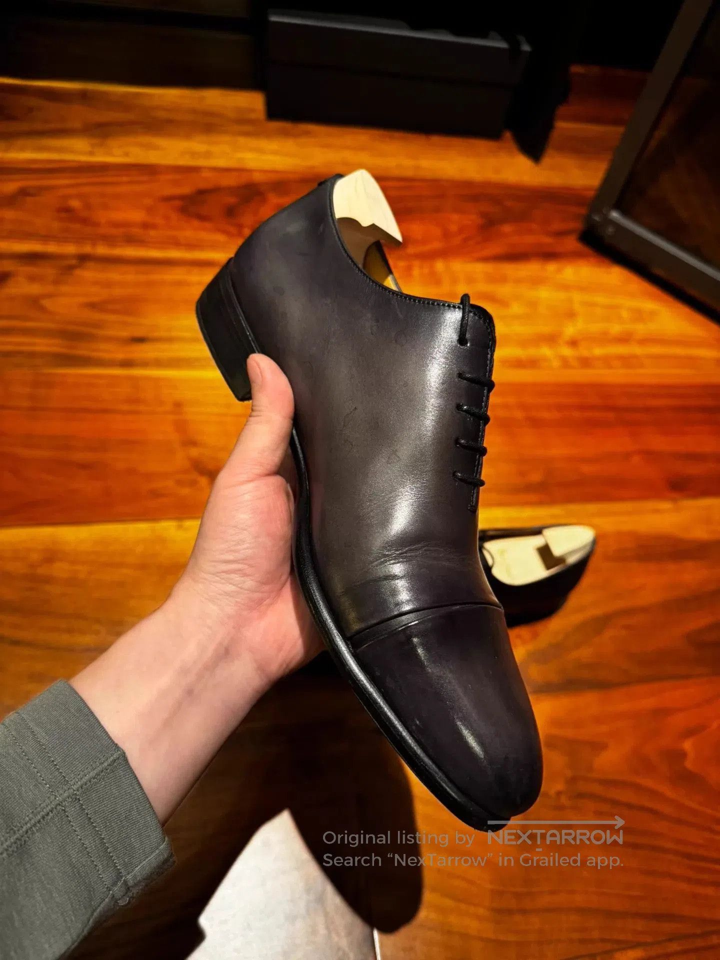 Berluti Black Formal Lace-Up Shoes Size 5.5. Size US 5.5 / EU 38 - 5 Thumbnail