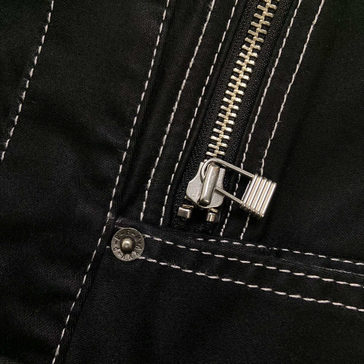 PPFM 2000s PPFM Bondage Zipper Punk Style Pants Size US 35 - 4 Thumbnail