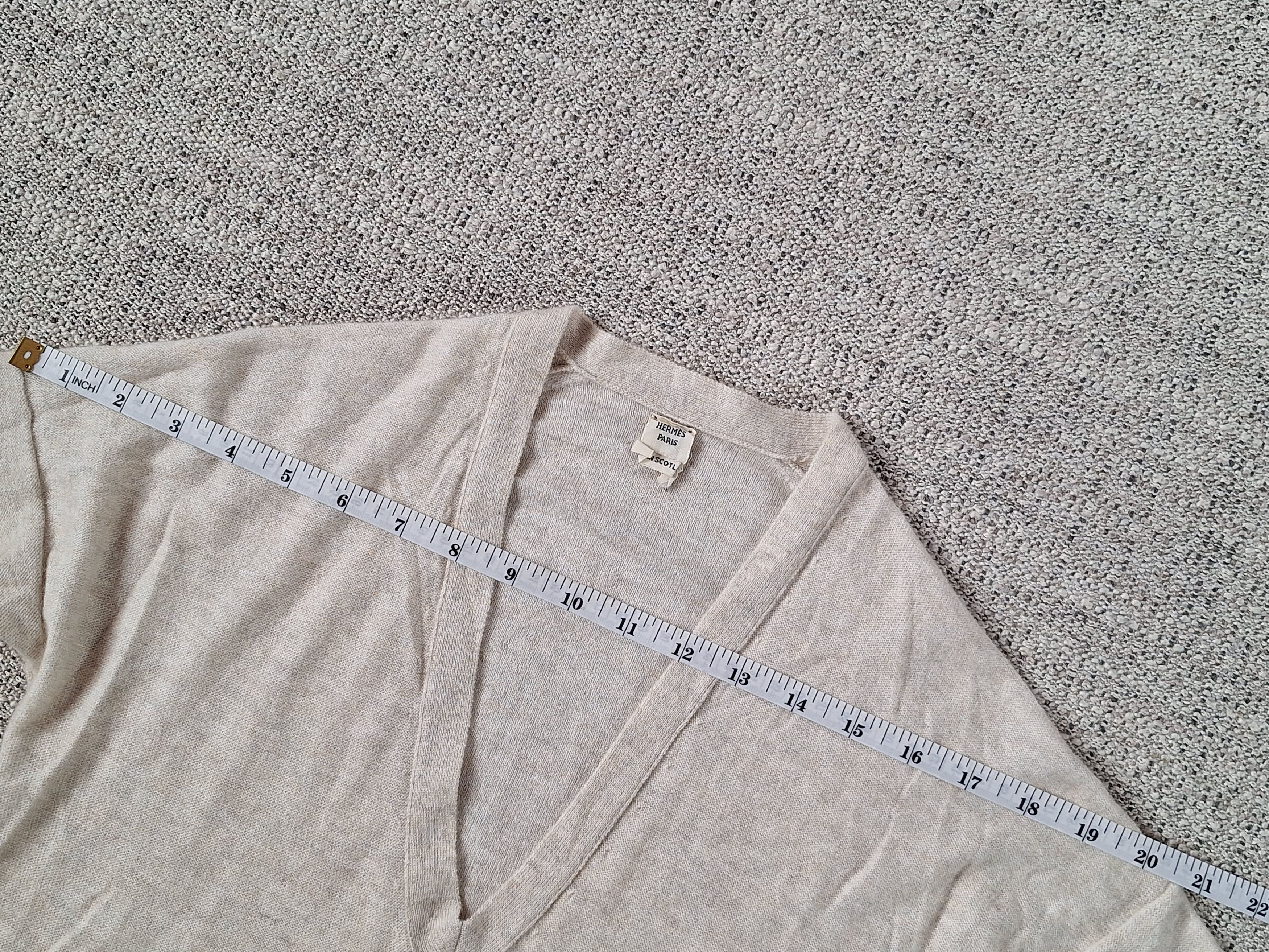 Hermes HERMES PARIS / V Neck Cashmere Sweater Size XXS / US 00 / IT 34 - 12 Thumbnail