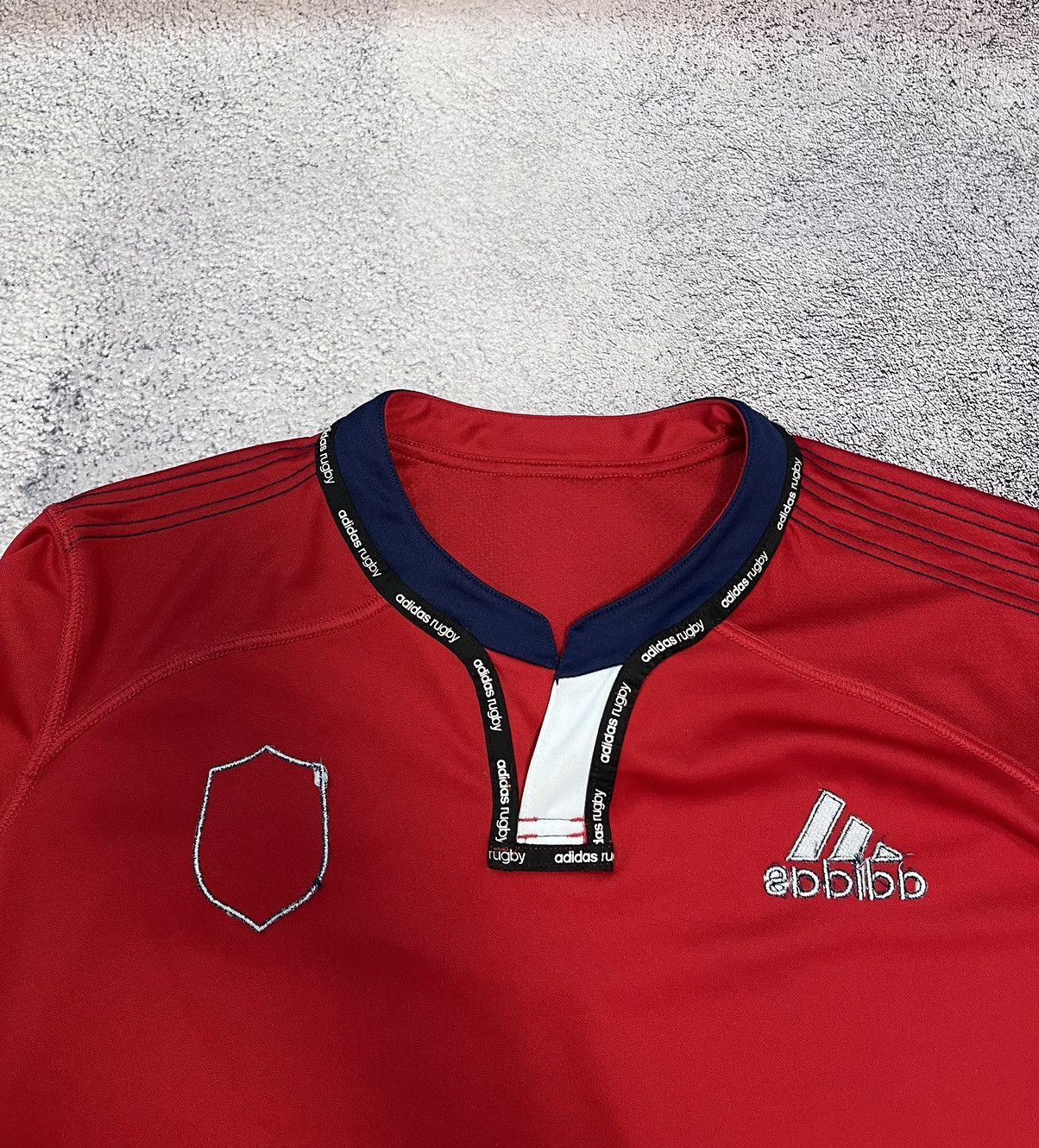 Adidas Adidas Rugby France Jersey Vintage Rare Shirt Red Climacool Size US XXL / EU 58 / 5 - 12 Thumbnail